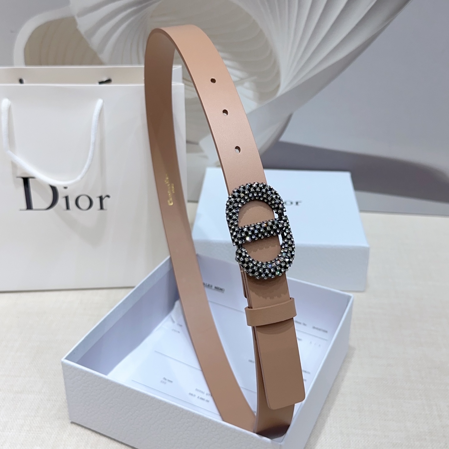 💥💥💥2.5cm迪奥腰带，双面头层进口牛皮，长度：75.80.85.90.95.100.105欧，铜五金