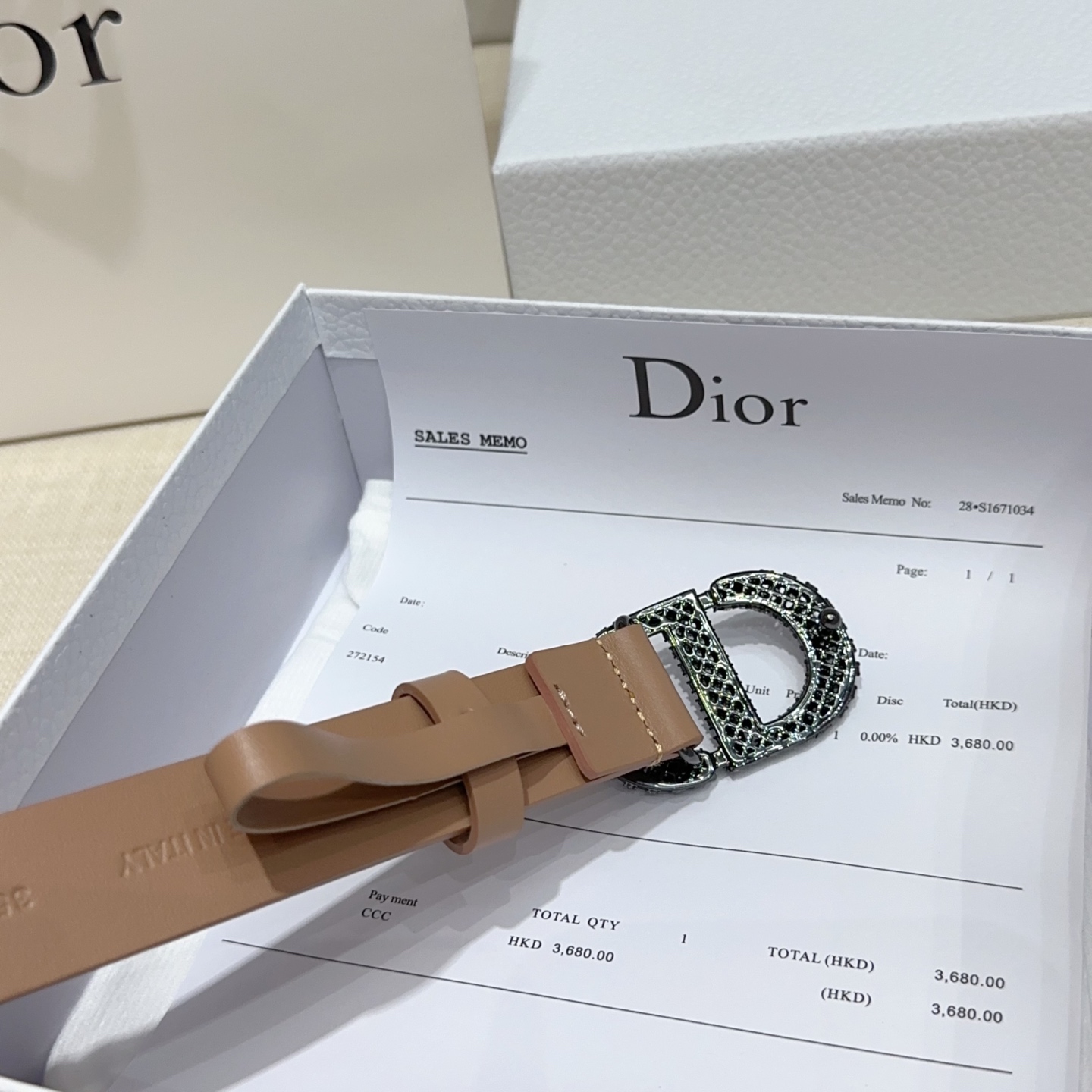 💥💥💥2.5cm迪奥腰带，双面头层进口牛皮，长度：75.80.85.90.95.100.105欧，铜五金