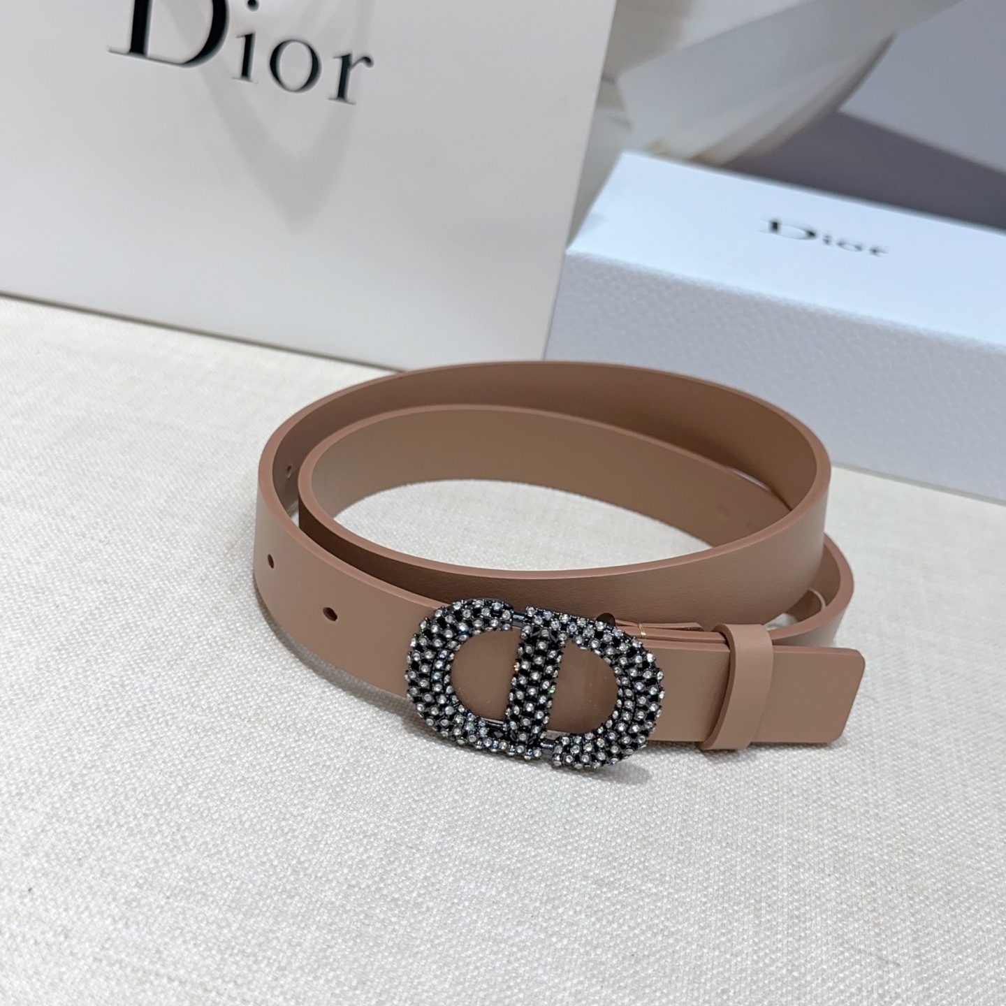 💥💥💥2.5cm迪奥腰带，双面头层进口牛皮，长度：75.80.85.90.95.100.105欧，铜五金