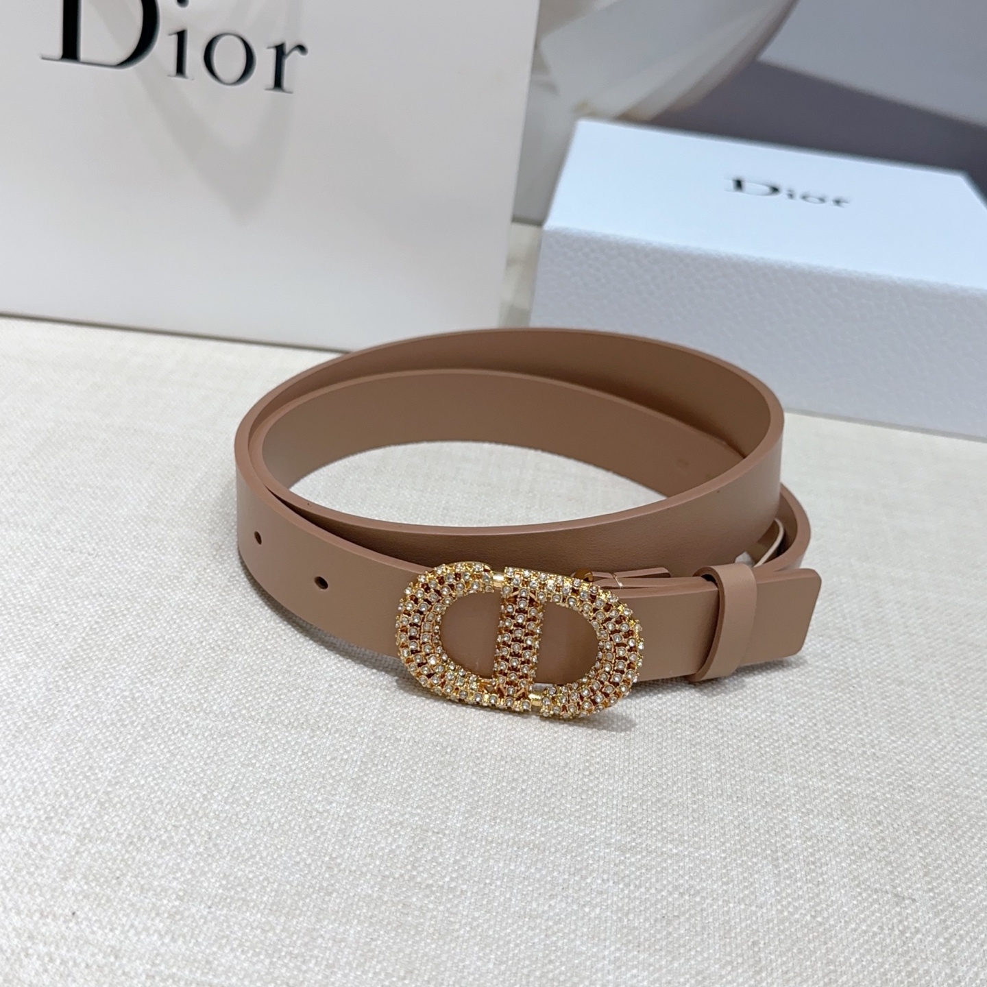 💥💥💥2.5cm迪奥腰带，双面头层进口牛皮，长度：75.80.85.90.95.100.105欧，铜五金