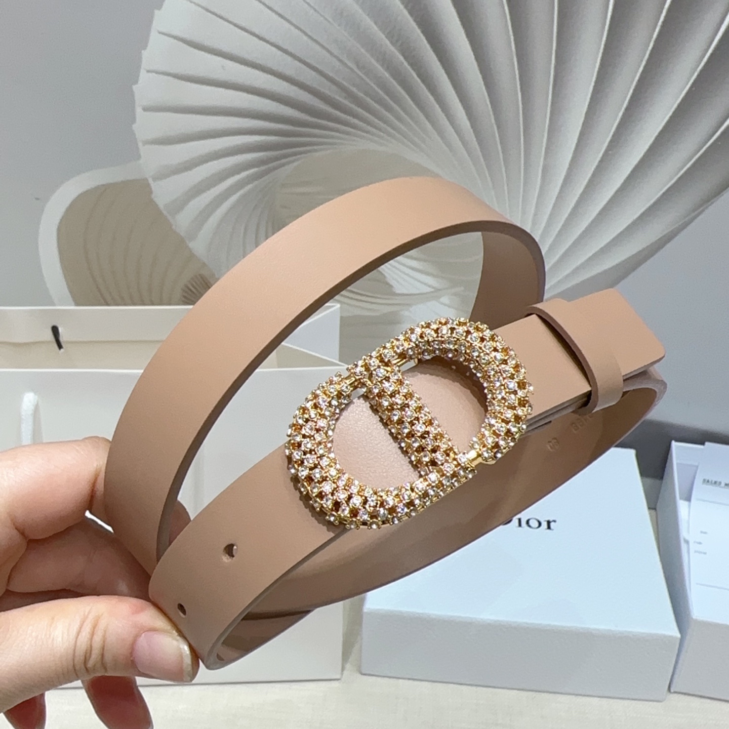 💥💥💥2.5cm迪奥腰带，双面头层进口牛皮，长度：75.80.85.90.95.100.105欧，铜五金