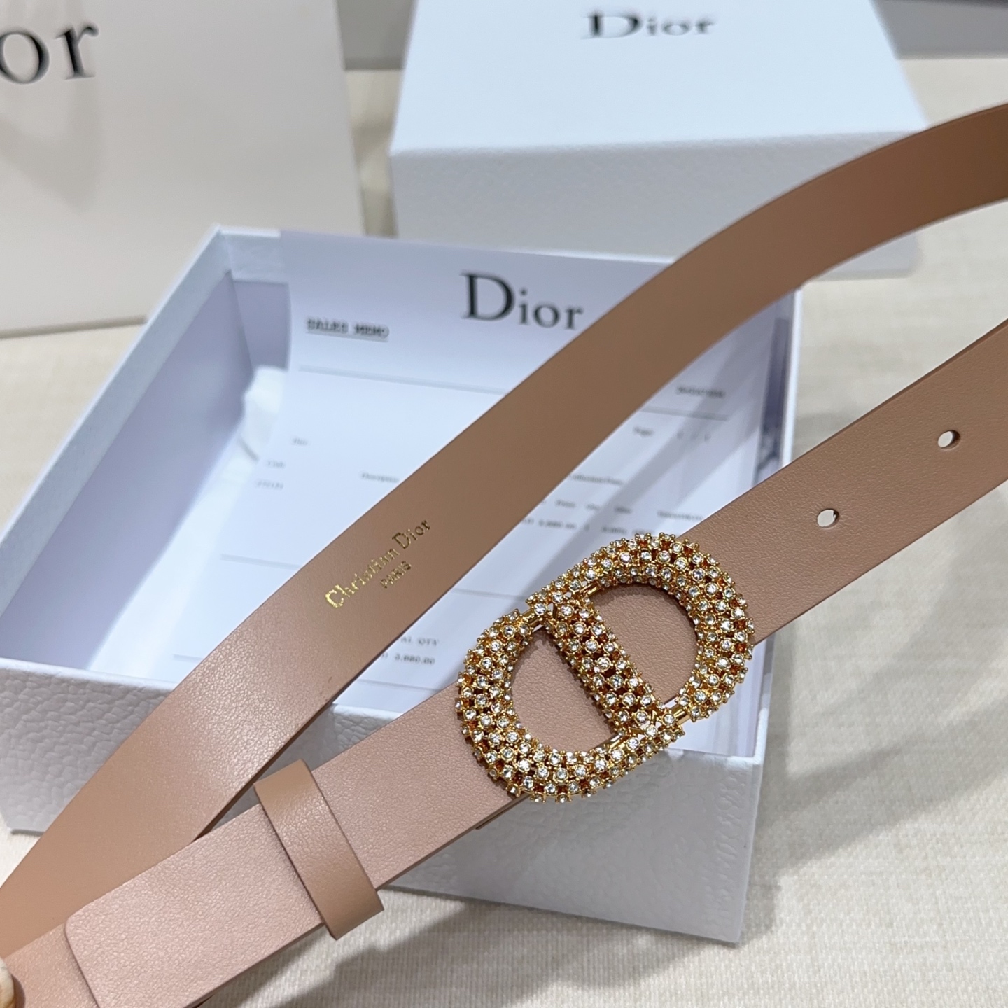 💥💥💥2.5cm迪奥腰带，双面头层进口牛皮，长度：75.80.85.90.95.100.105欧，铜五金