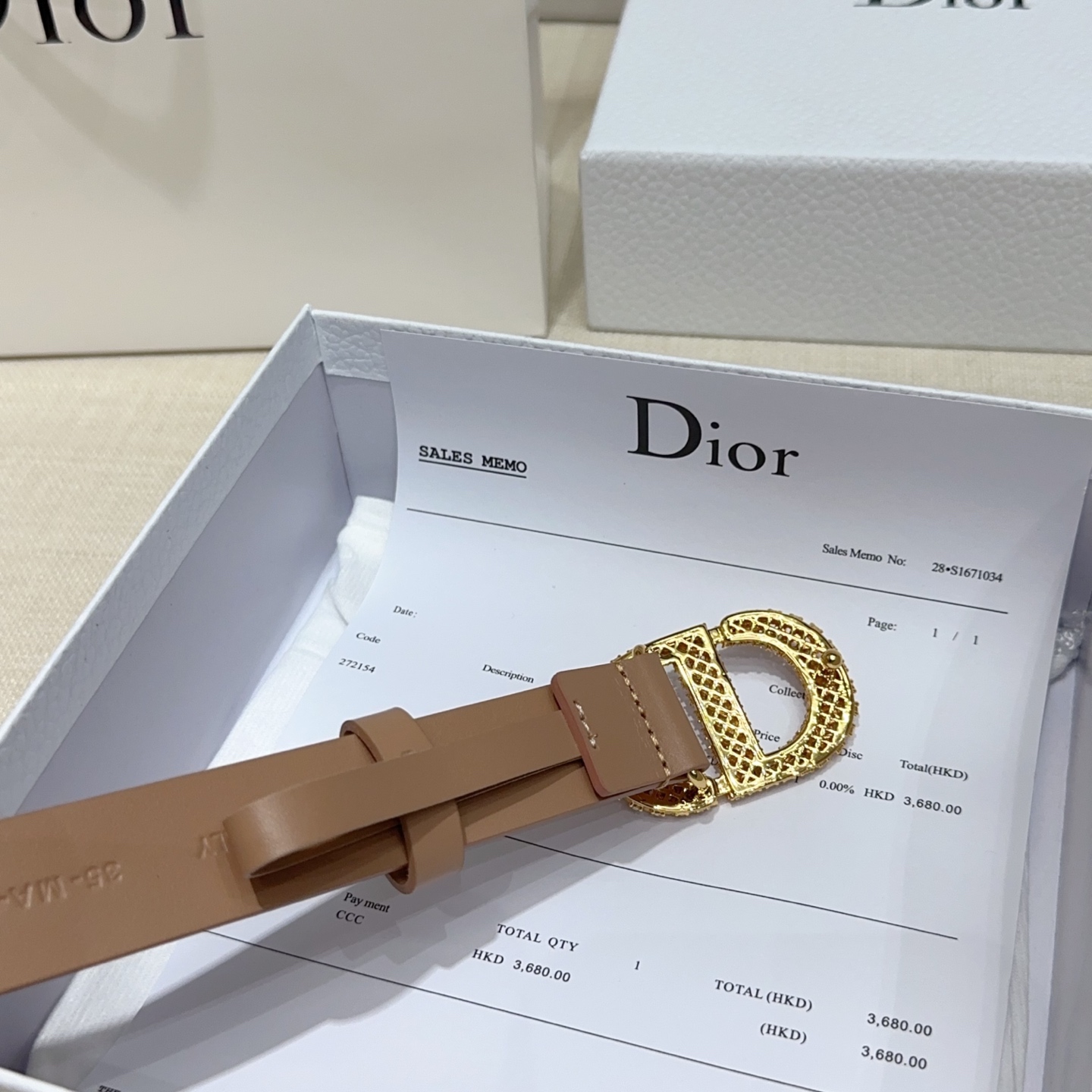 💥💥💥2.5cm迪奥腰带，双面头层进口牛皮，长度：75.80.85.90.95.100.105欧，铜五金