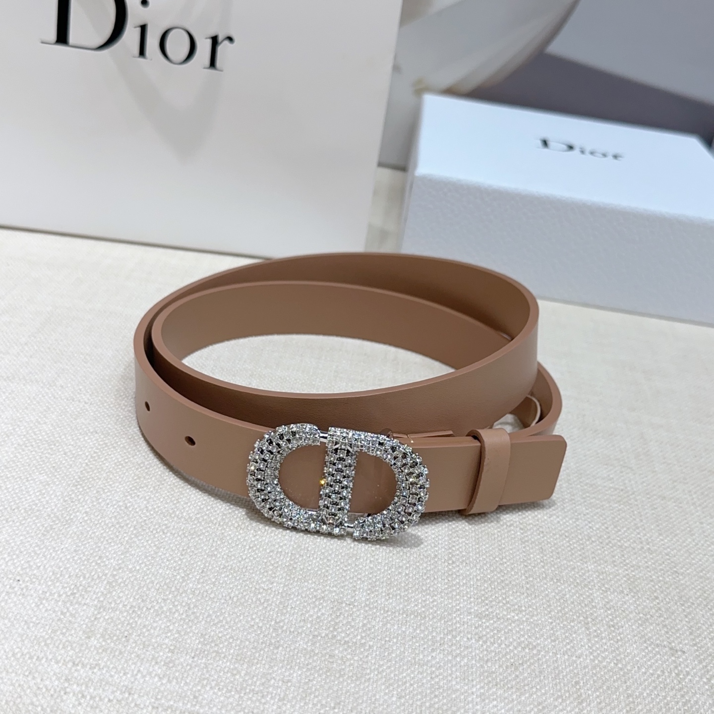 💥💥💥2.5cm迪奥腰带，双面头层进口牛皮，长度：75.80.85.90.95.100.105欧，铜五金