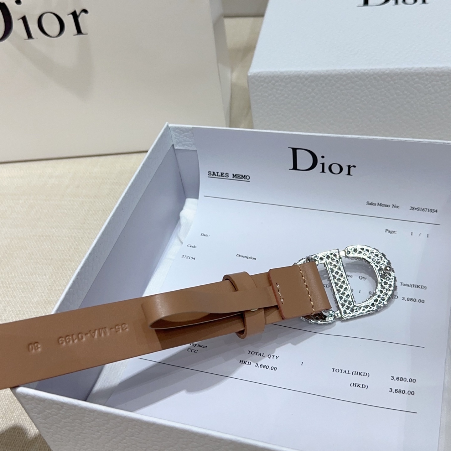 💥💥💥2.5cm迪奥腰带，双面头层进口牛皮，长度：75.80.85.90.95.100.105欧，铜五金