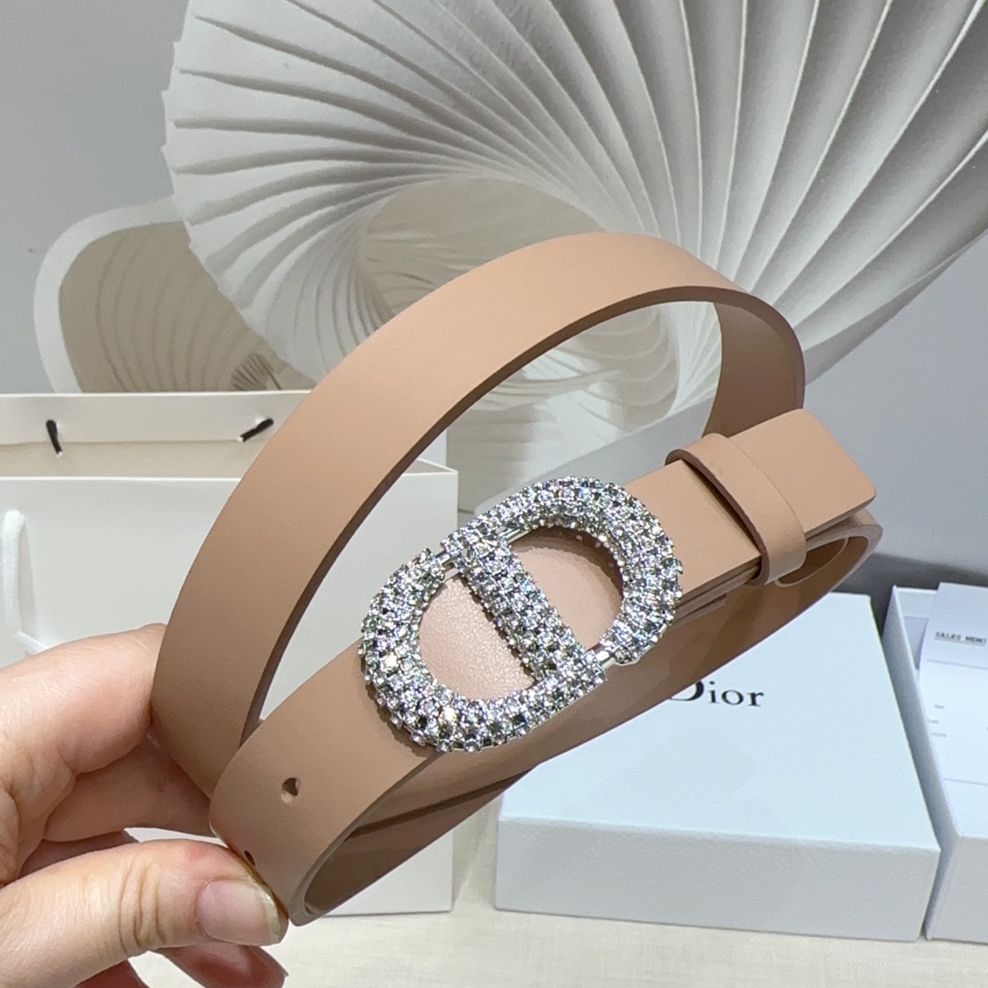 💥💥💥2.5cm迪奥腰带，双面头层进口牛皮，长度：75.80.85.90.95.100.105欧，铜五金