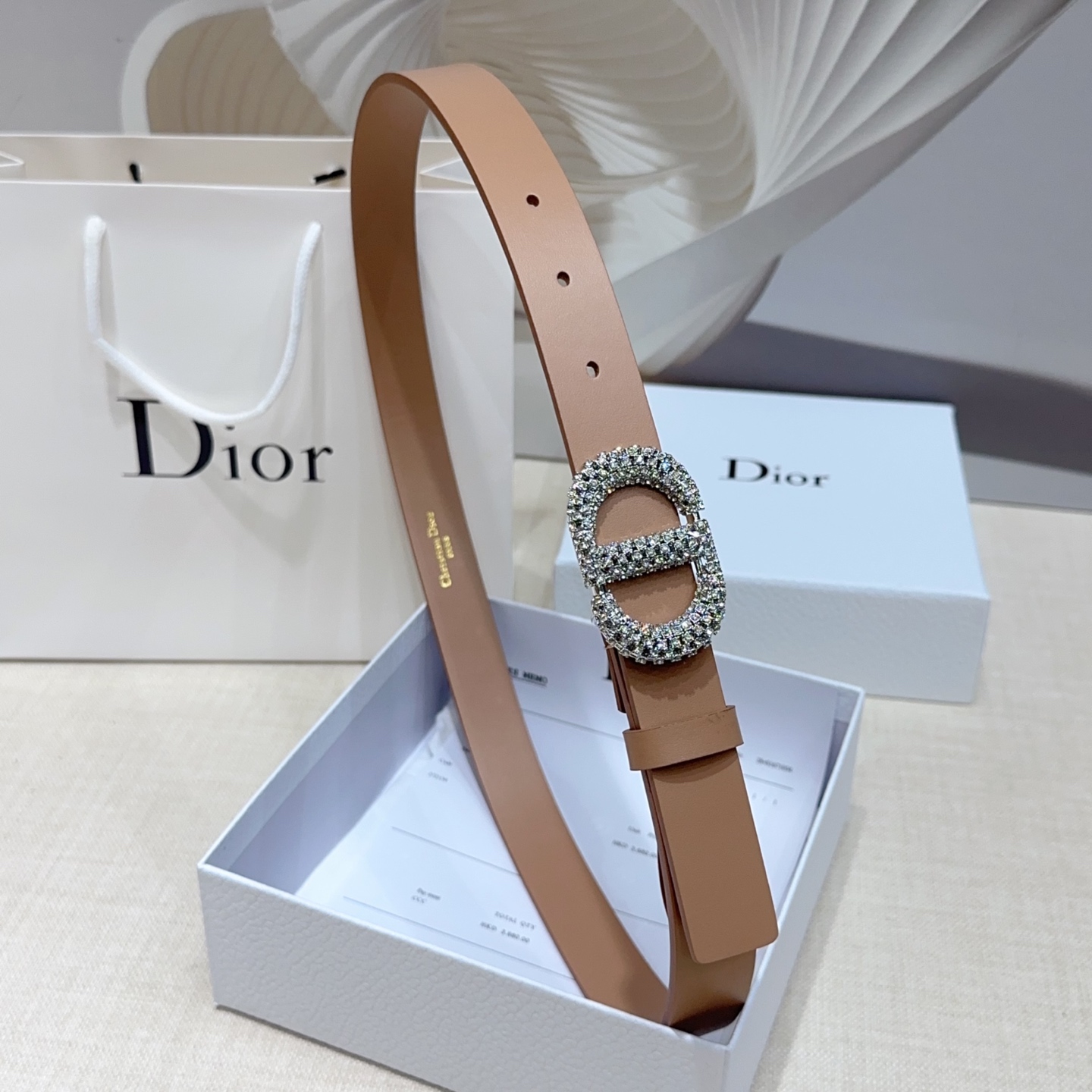 💥💥💥2.5cm迪奥腰带，双面头层进口牛皮，长度：75.80.85.90.95.100.105欧，铜五金