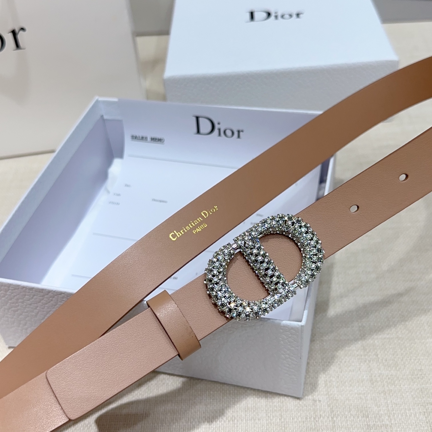 💥💥💥2.5cm迪奥腰带，双面头层进口牛皮，长度：75.80.85.90.95.100.105欧，铜五金