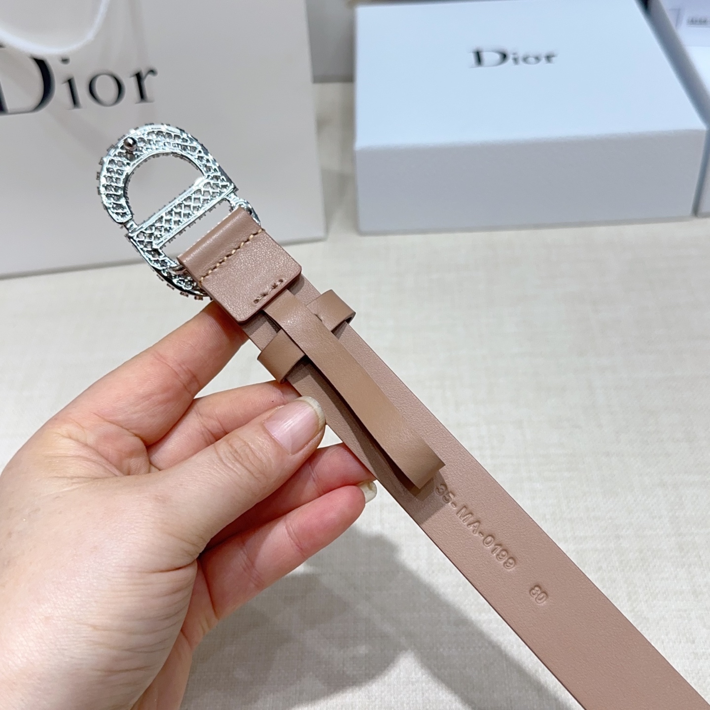 💥💥💥2.5cm迪奥腰带，双面头层进口牛皮，长度：75.80.85.90.95.100.105欧，铜五金