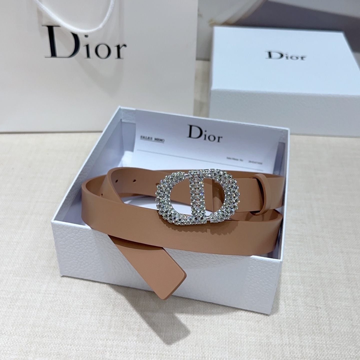 💥💥💥2.5cm迪奥腰带，双面头层进口牛皮，长度：75.80.85.90.95.100.105欧，铜五金