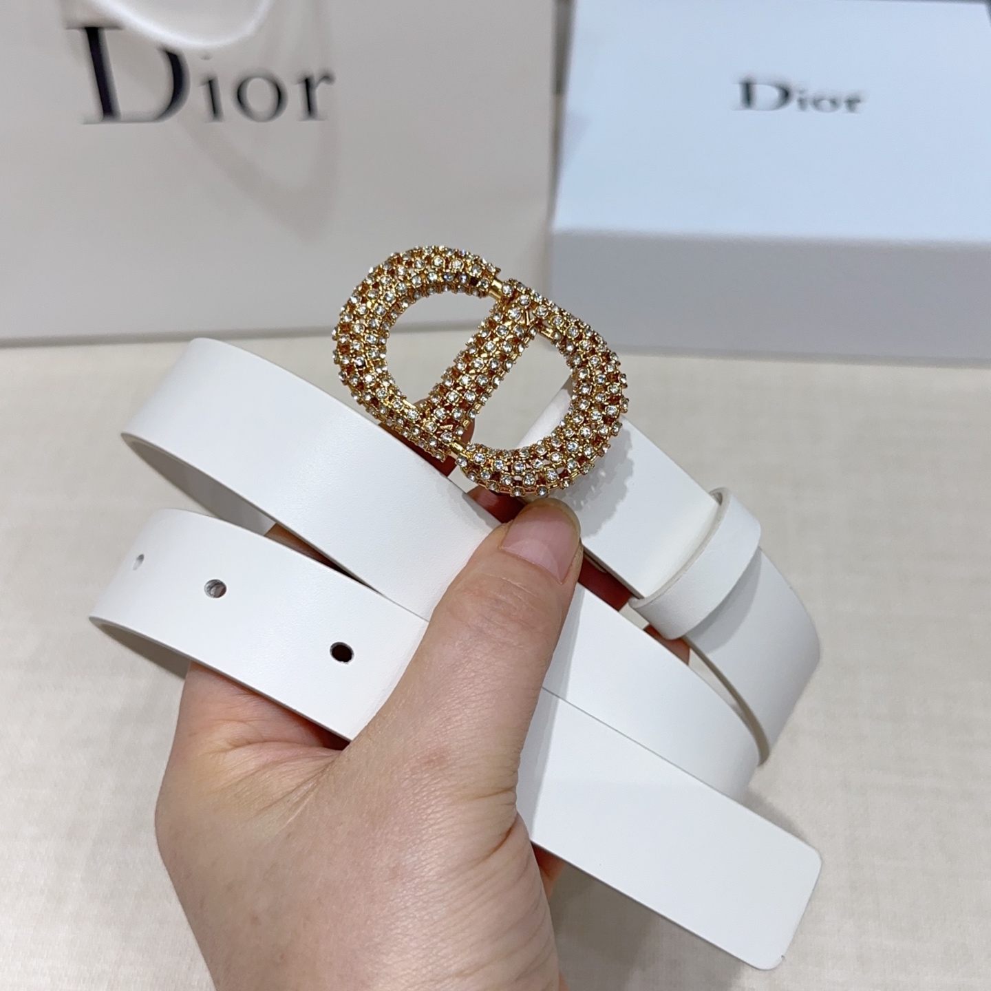 💥💥💥2.5cm迪奥腰带，双面头层进口牛皮，长度：75.80.85.90.95.100.105欧，铜五金