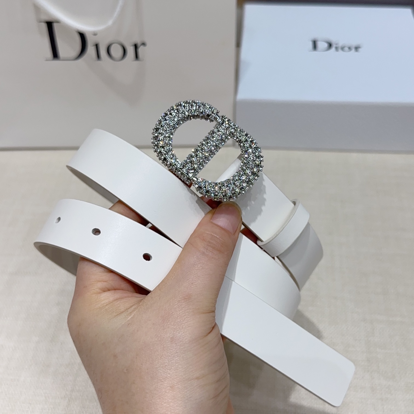 💥💥💥2.5cm迪奥腰带，双面头层进口牛皮，长度：75.80.85.90.95.100.105欧，铜五金