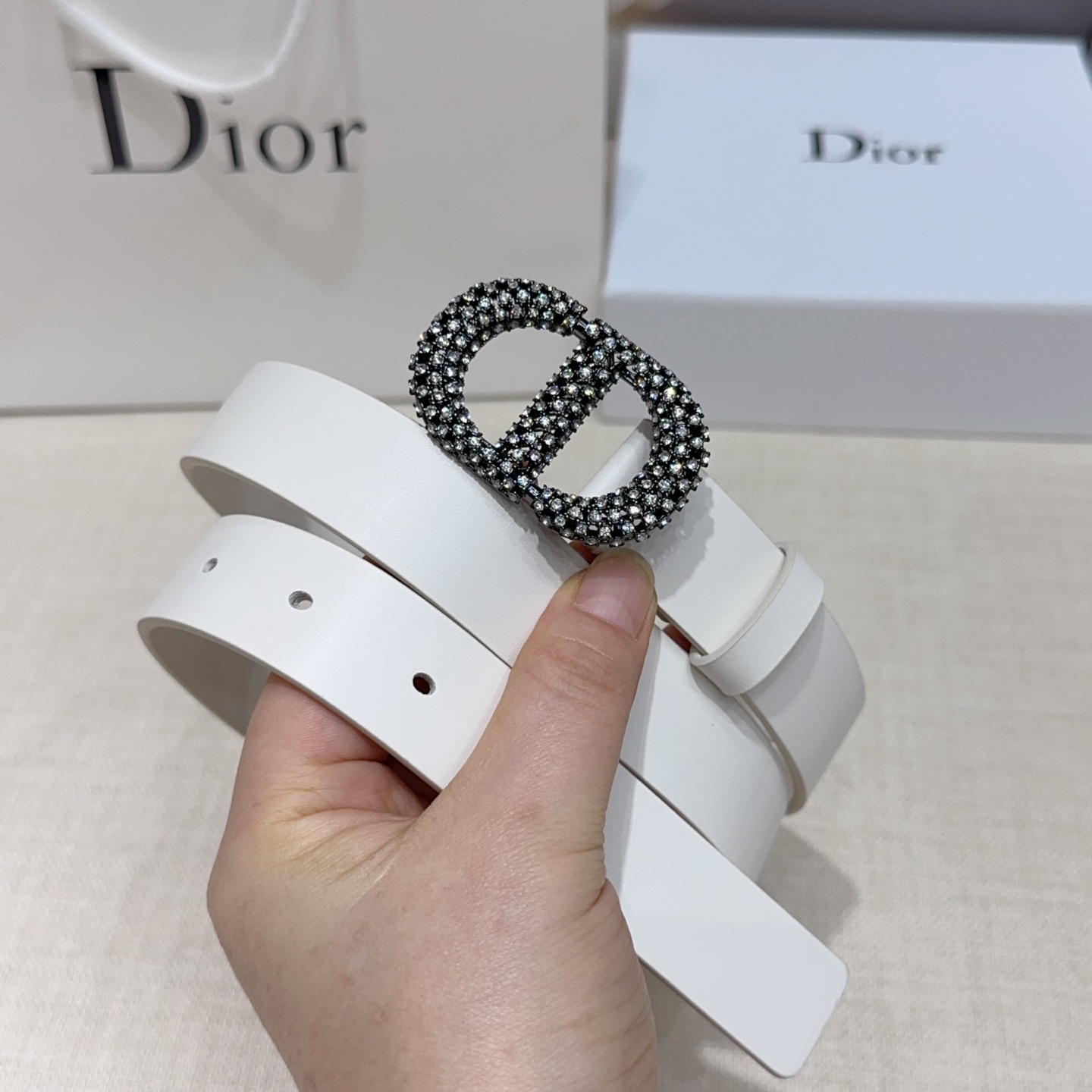 💥💥💥2.5cm迪奥腰带，双面头层进口牛皮，长度：75.80.85.90.95.100.105欧，铜五金