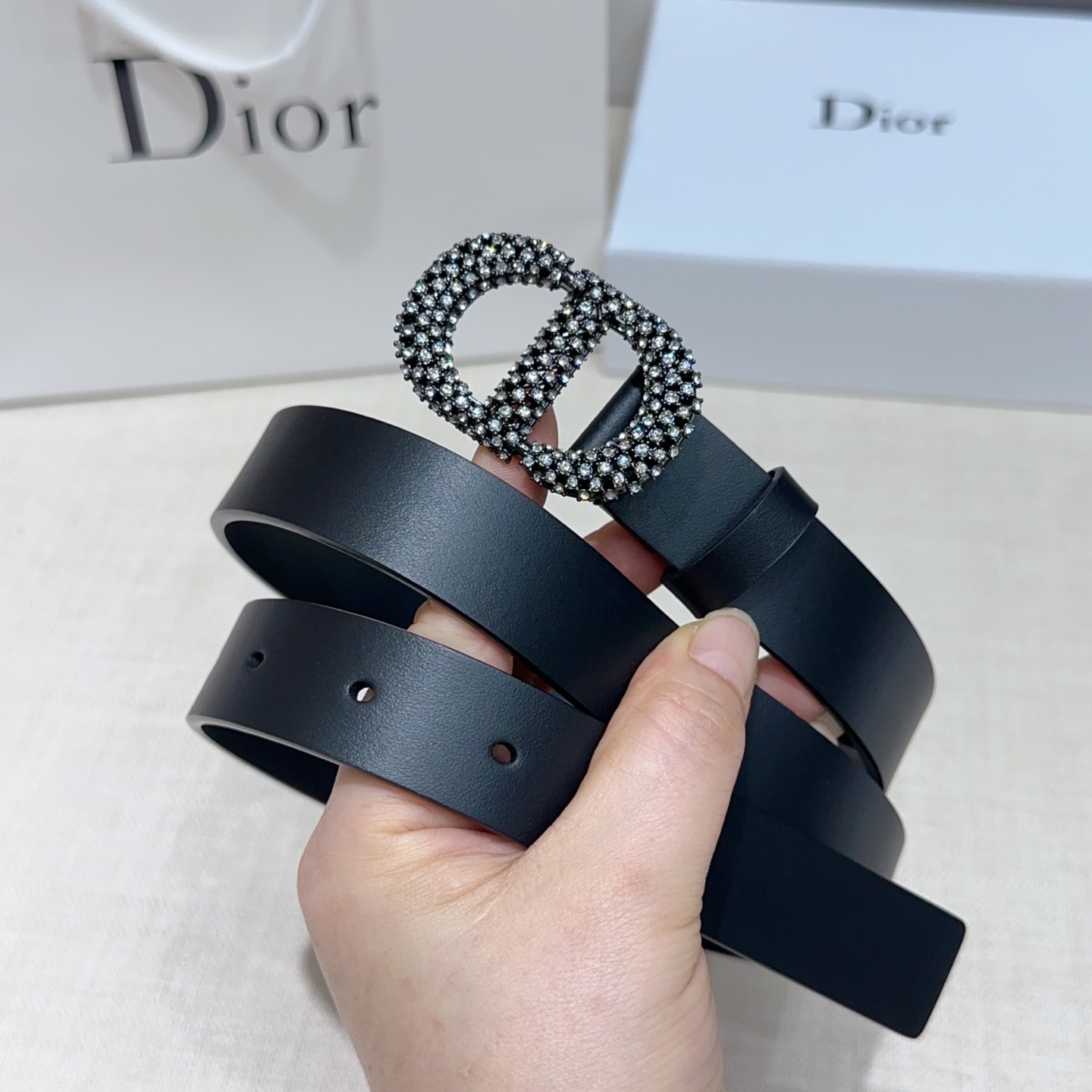 💥💥💥2.5cm迪奥腰带，双面头层进口牛皮，长度：75.80.85.90.95.100.105欧，铜五金