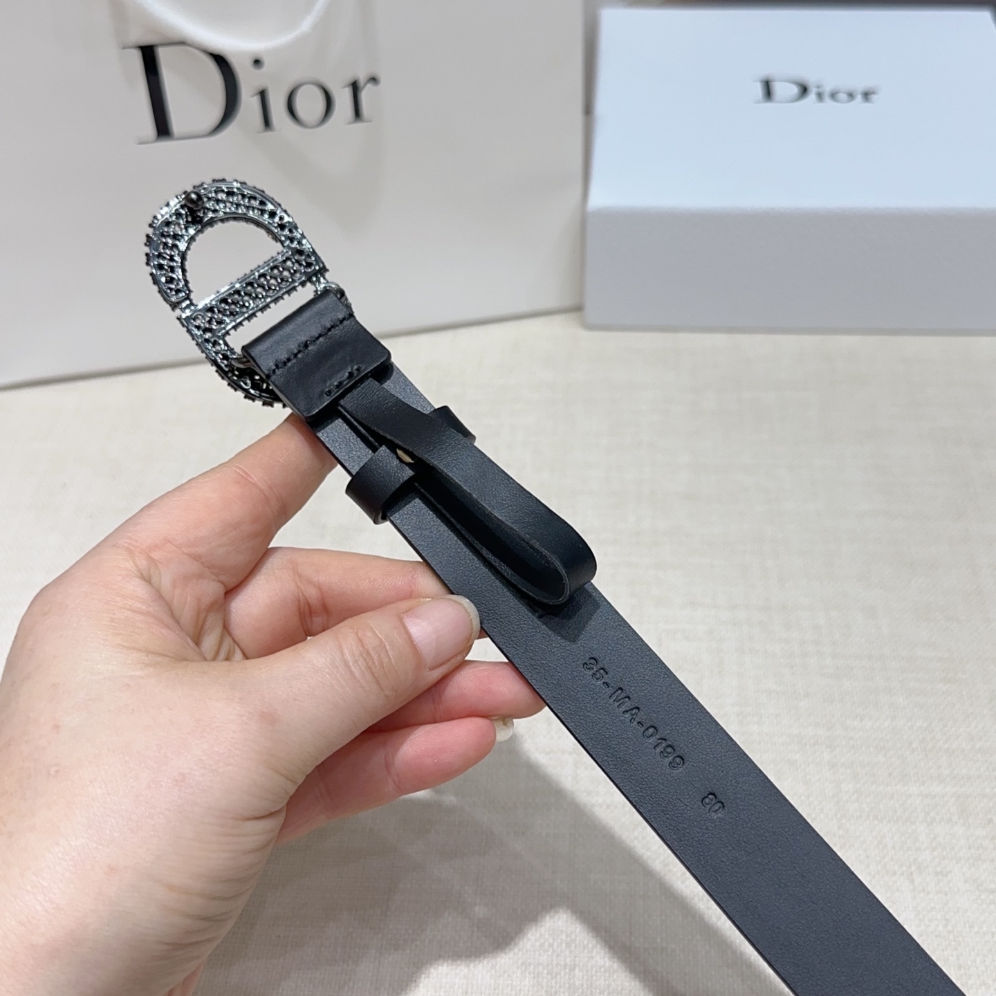 💥💥💥2.5cm迪奥腰带，双面头层进口牛皮，长度：75.80.85.90.95.100.105欧，铜五金