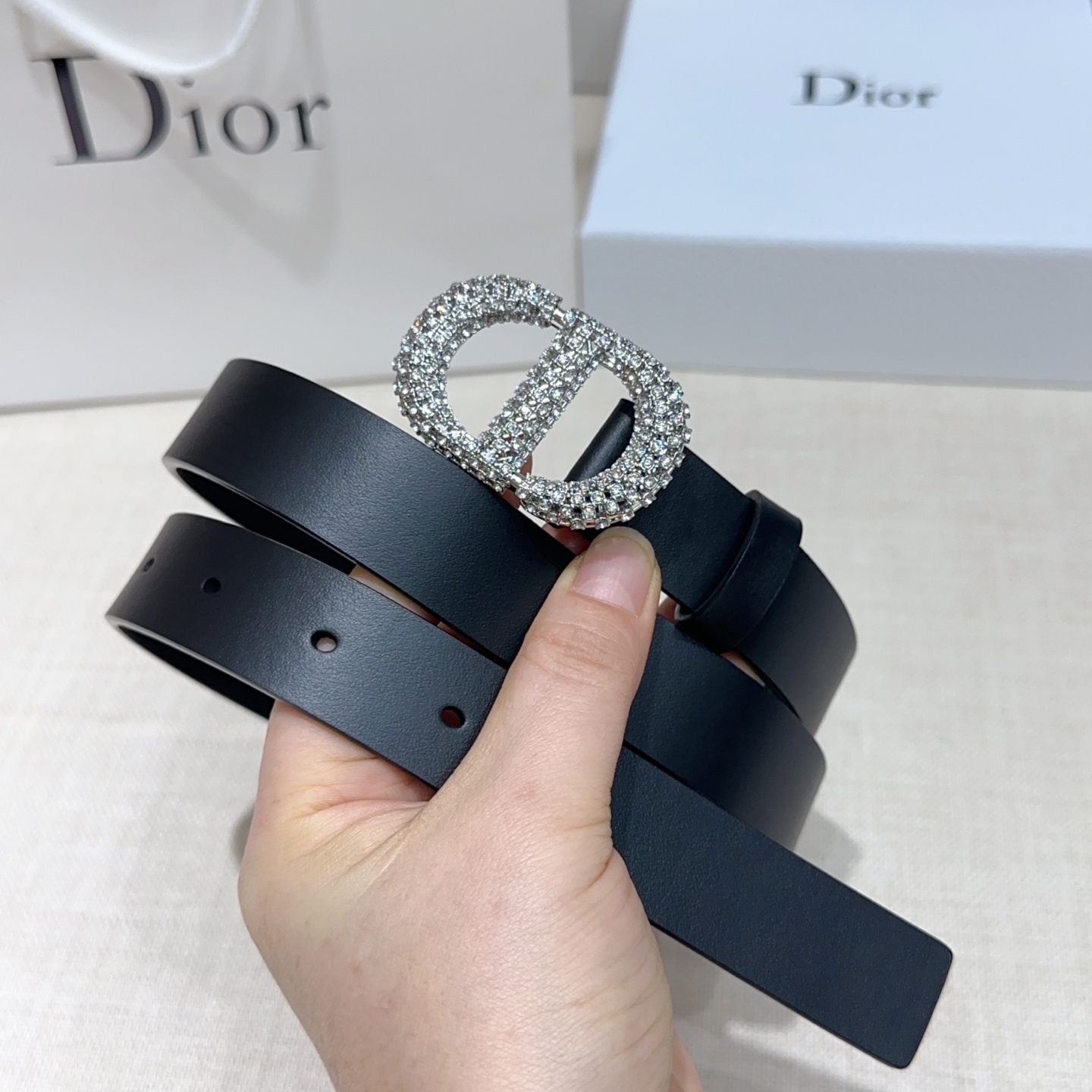 💥💥💥2.5cm迪奥腰带，双面头层进口牛皮，长度：75.80.85.90.95.100.105欧，铜五金