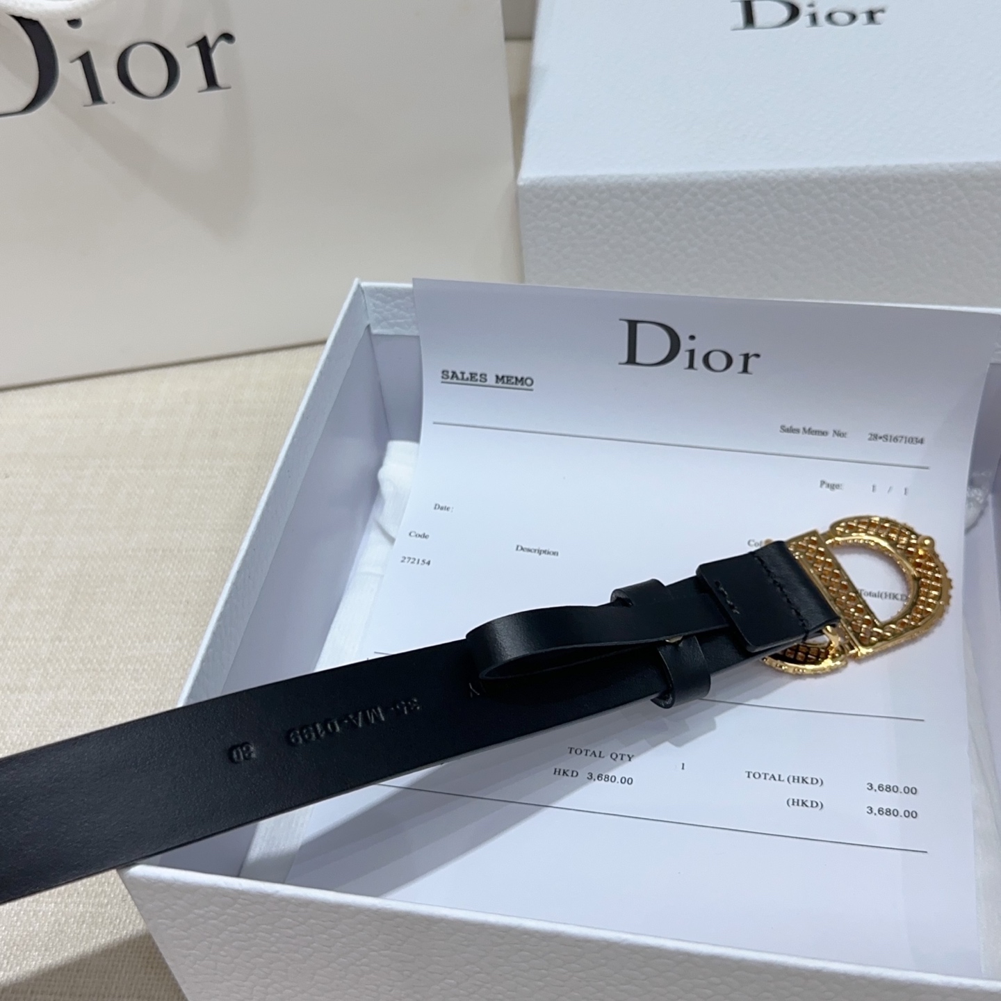 💥💥💥2.5cm迪奥腰带，双面头层进口牛皮，长度：75.80.85.90.95.100.105欧，铜五金