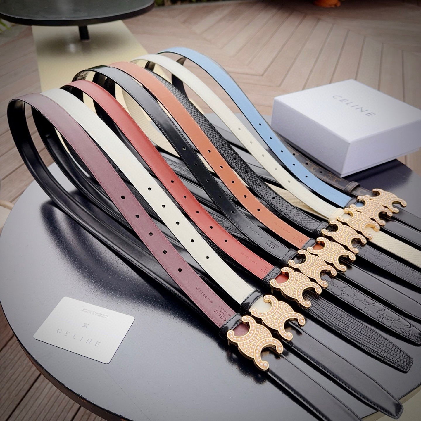 💥💥💥2.5cm赛琳腰带，双面头层牛皮双面可用，长度：75.80.85.90.95.100.欧，纯铜扣配