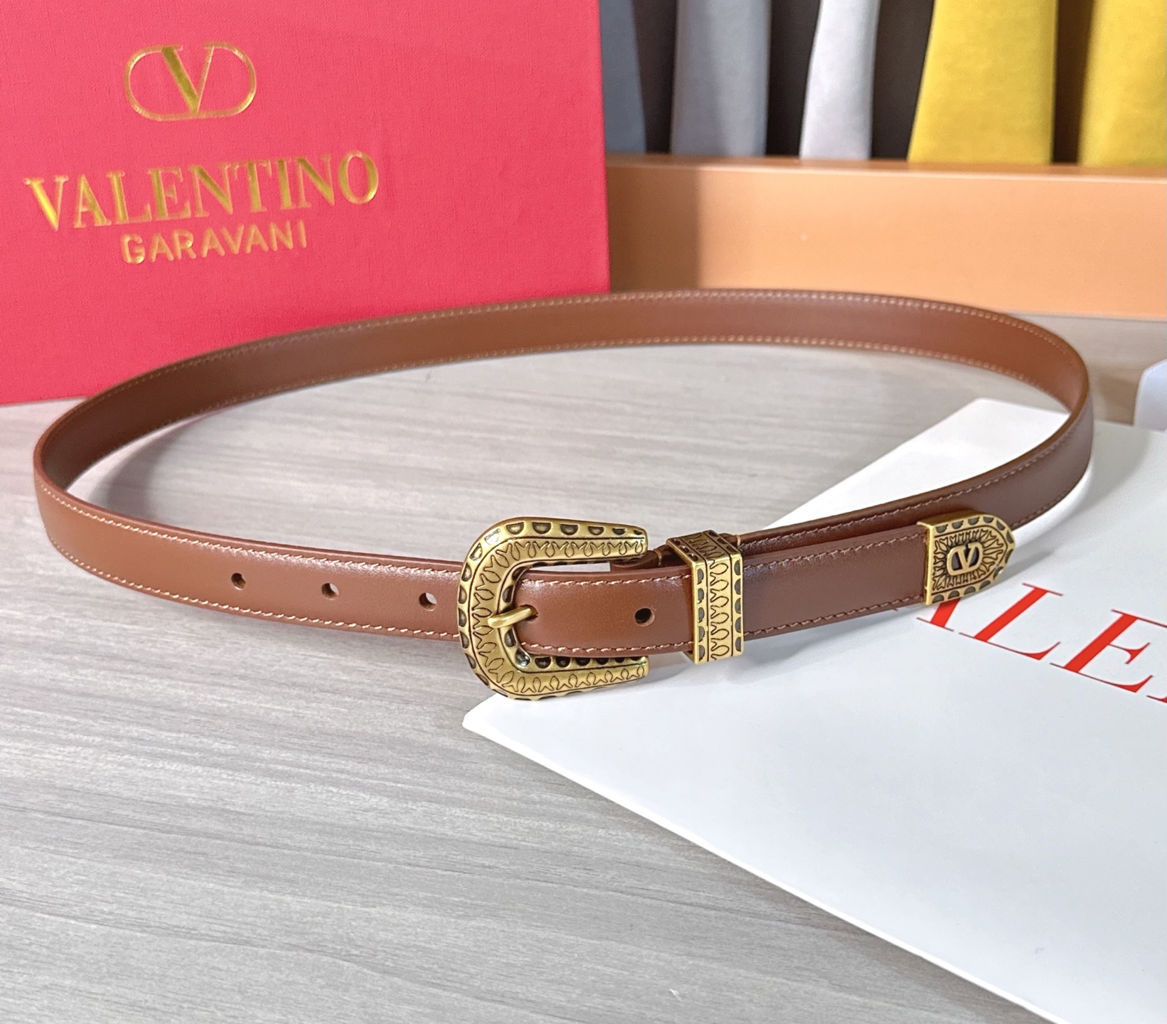 💥💥💥2.0cm 华伦天奴 腰带，双面头层牛皮，长度：75.80.85.90.95.100.105欧，铜