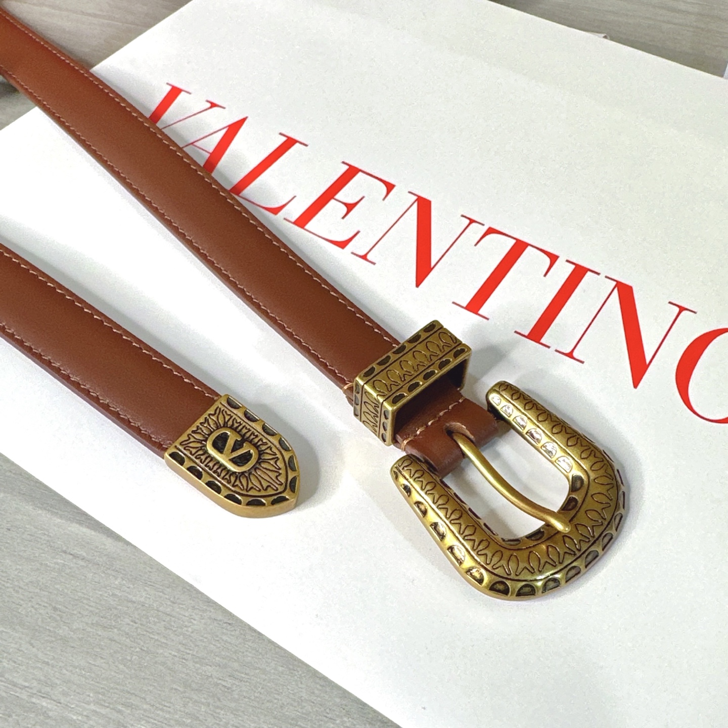 💥💥💥2.0cm 华伦天奴 腰带，双面头层牛皮，长度：75.80.85.90.95.100.105欧，铜