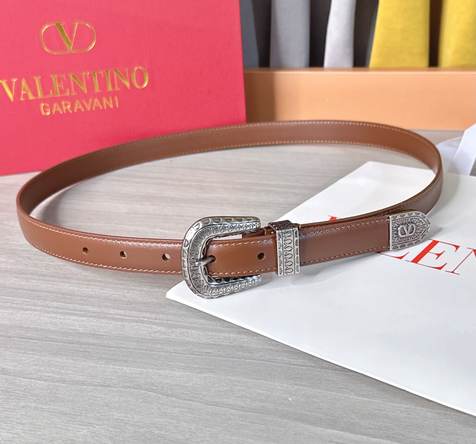 💥💥💥2.0cm 华伦天奴 腰带，双面头层牛皮，长度：75.80.85.90.95.100.105欧，铜