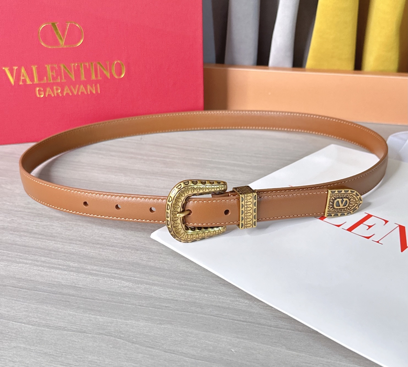 💥💥💥2.0cm 华伦天奴 腰带，双面头层牛皮，长度：75.80.85.90.95.100.105欧，铜