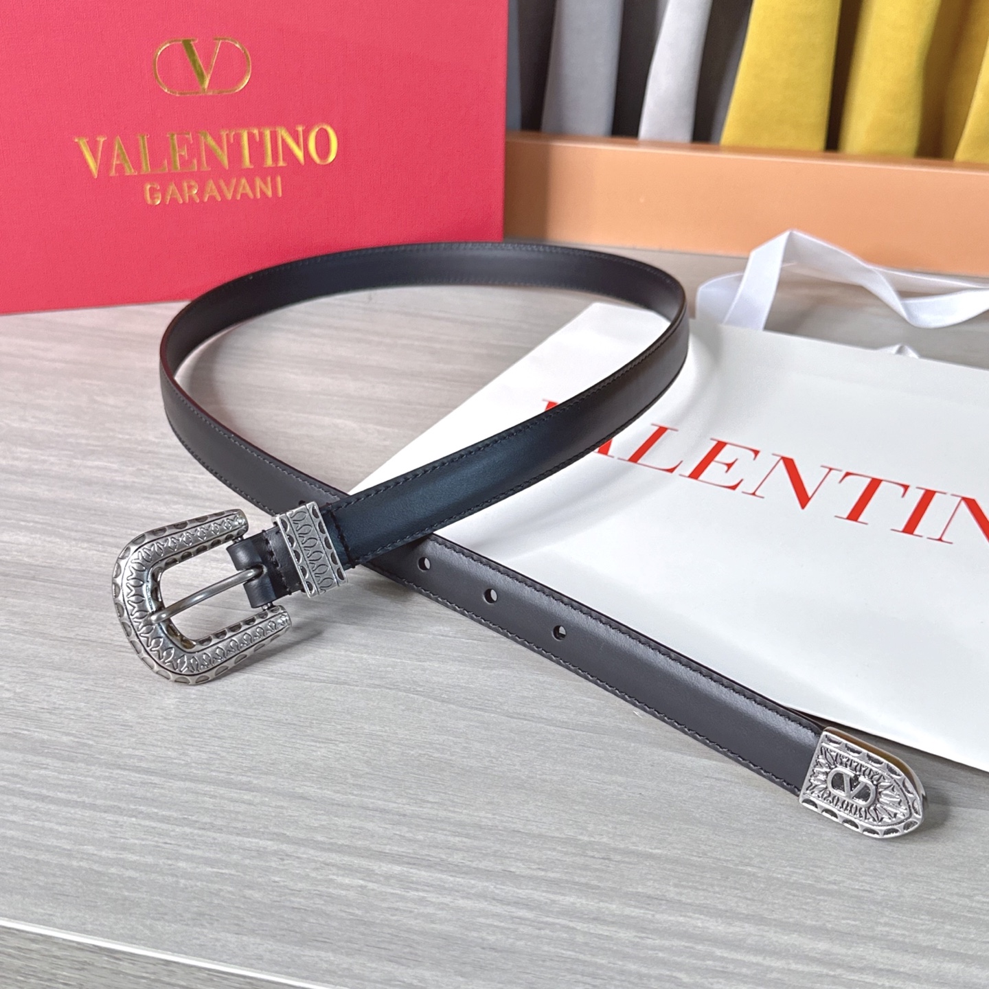 💥💥💥2.0cm 华伦天奴 腰带，双面头层牛皮，长度：75.80.85.90.95.100.105欧，铜