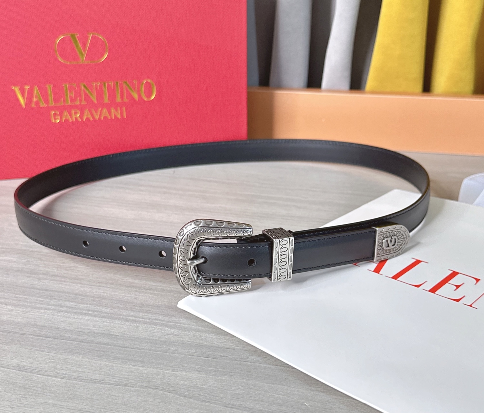 💥💥💥2.0cm 华伦天奴 腰带，双面头层牛皮，长度：75.80.85.90.95.100.105欧，铜