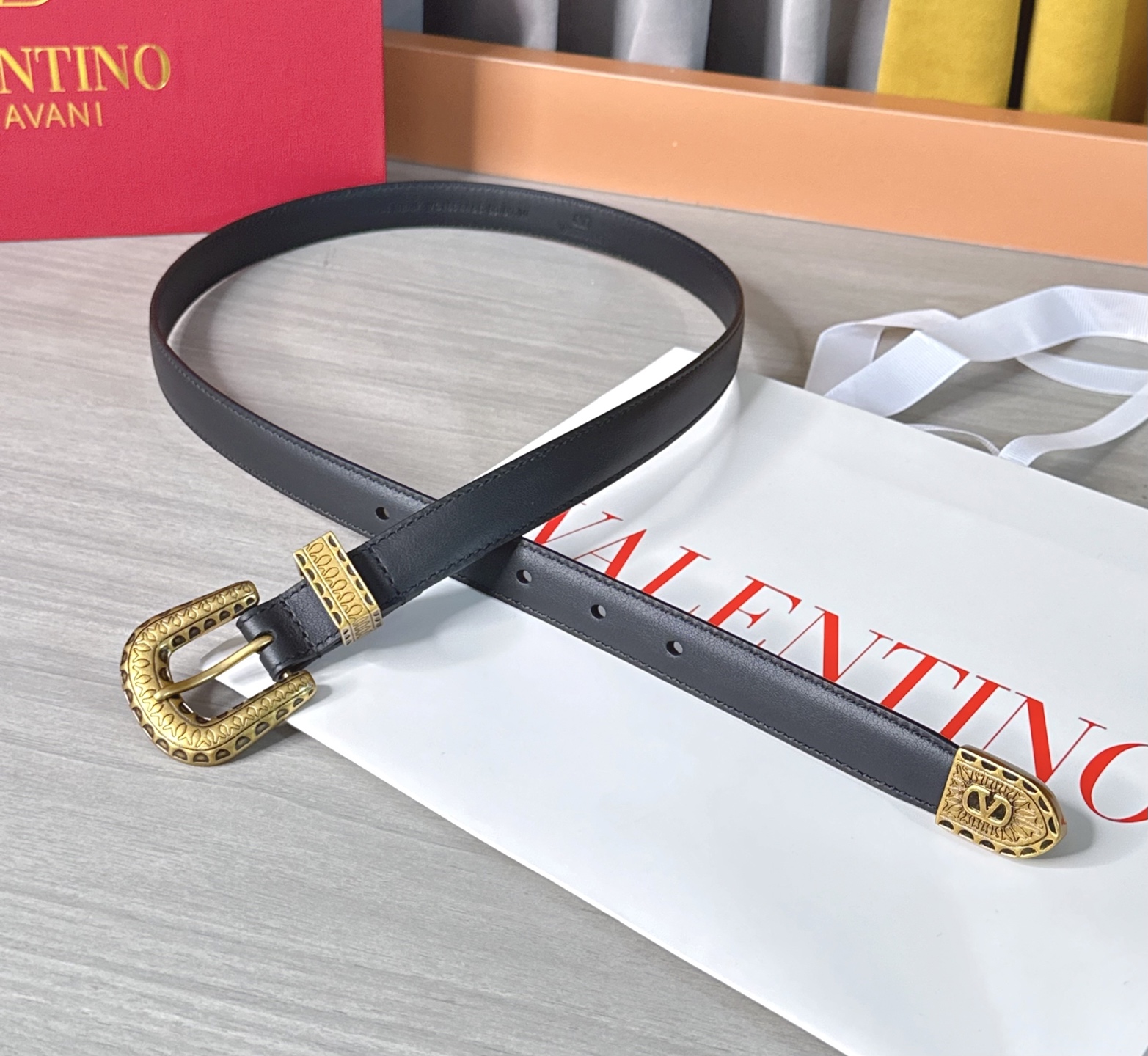 💥💥💥2.0cm 华伦天奴 腰带，双面头层牛皮，长度：75.80.85.90.95.100.105欧，铜