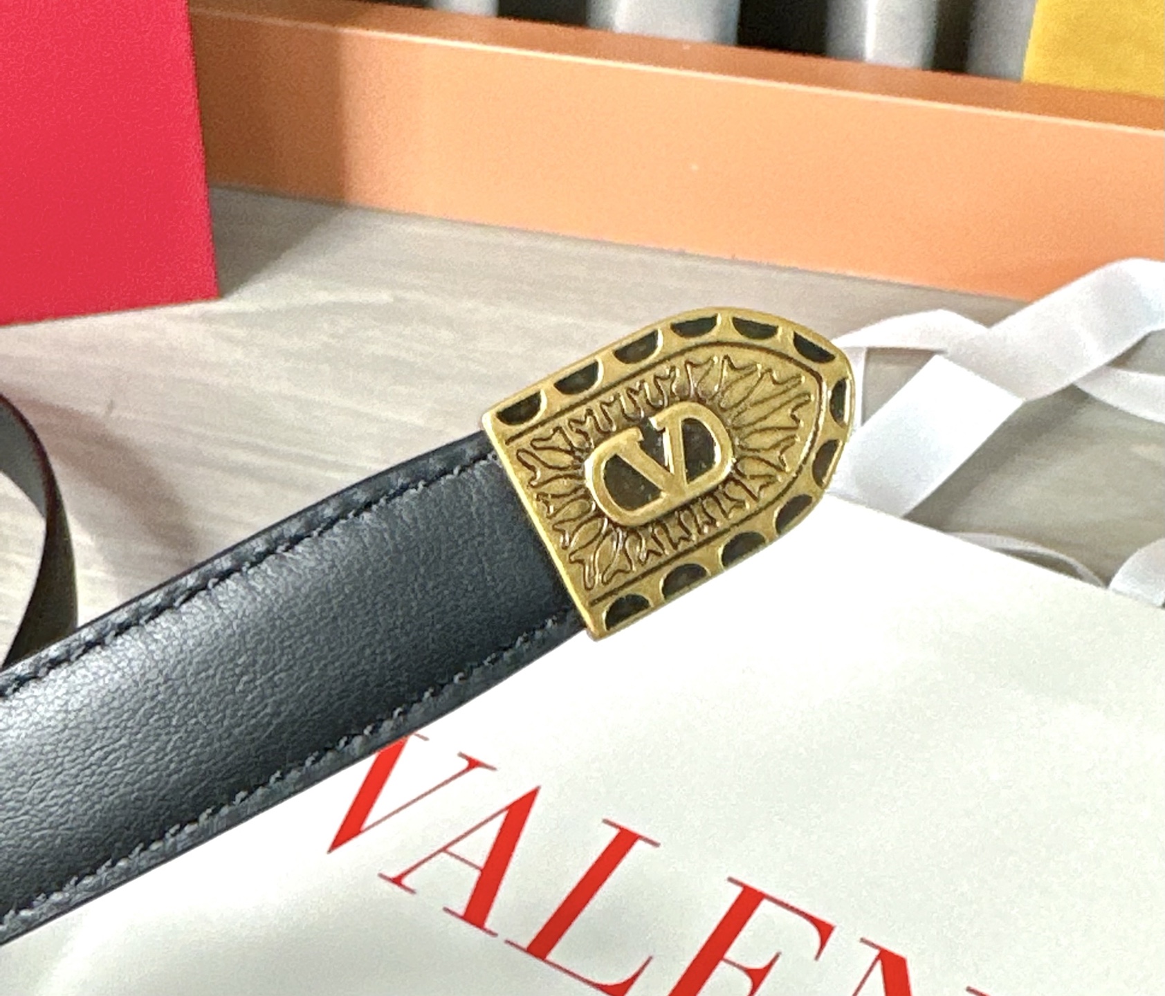 💥💥💥2.0cm 华伦天奴 腰带，双面头层牛皮，长度：75.80.85.90.95.100.105欧，铜