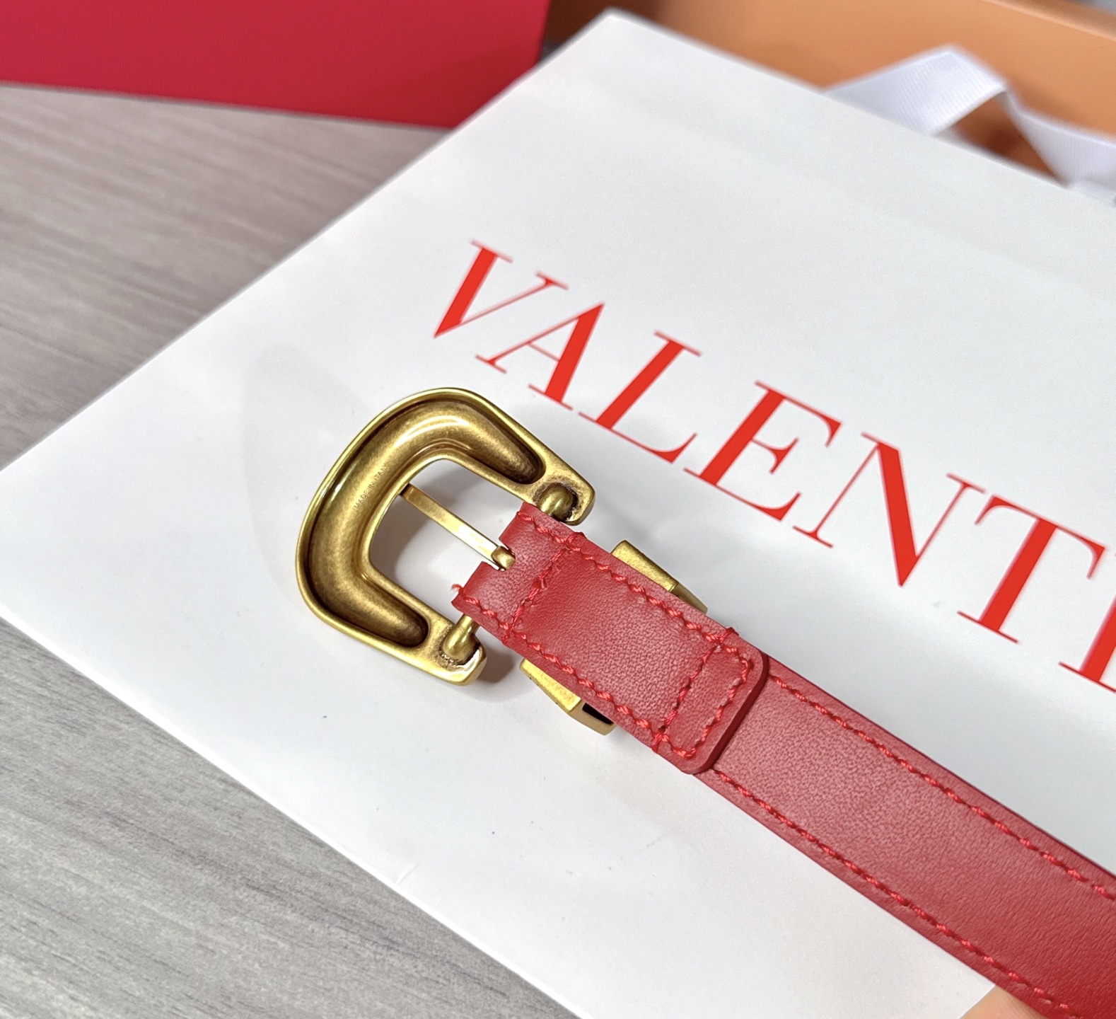 💥💥💥2.0cm 华伦天奴 腰带，双面头层牛皮，长度：75.80.85.90.95.100.105欧，铜