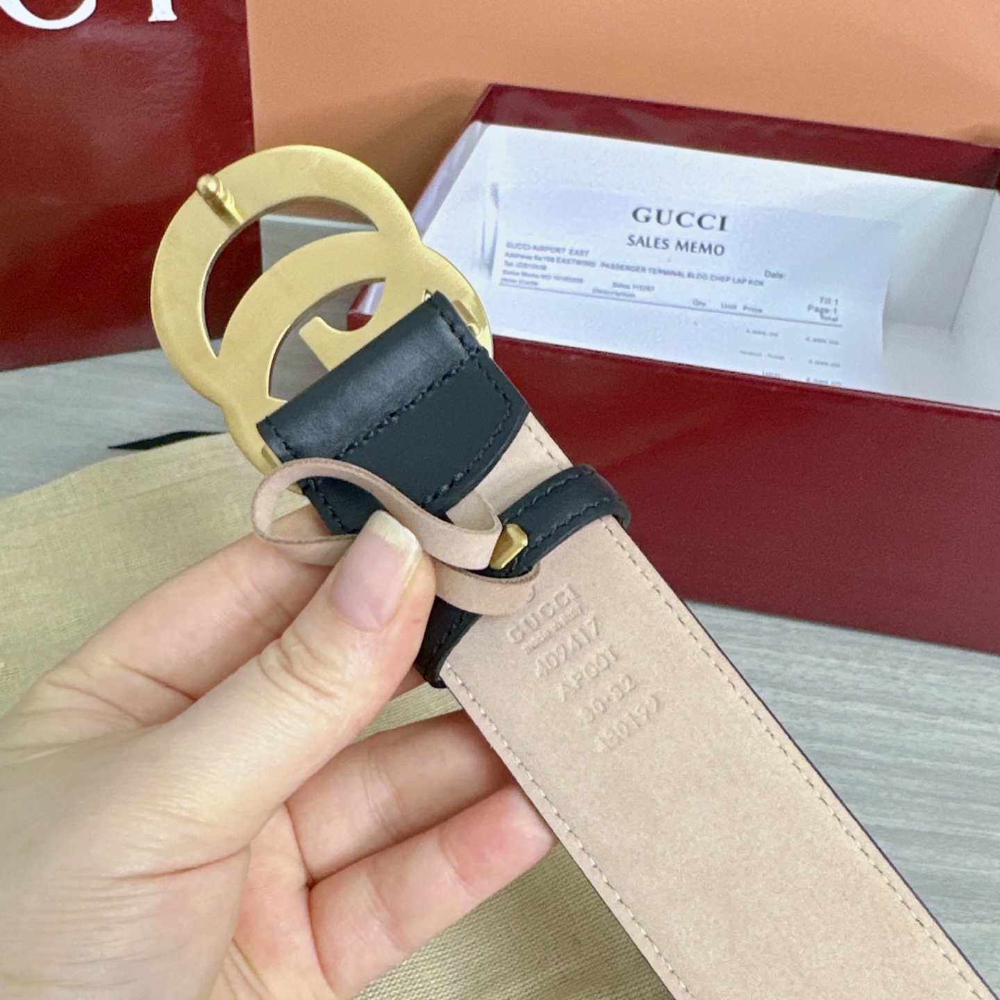 💥💥💥4.0cm古奇腰带，平纹磨砂底双面头层牛皮，长度：75.80.85.90.95.100.105.1