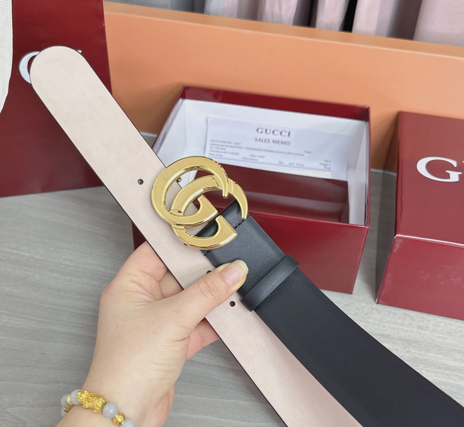 💥💥💥4.0cm古奇腰带，平纹磨砂底双面头层牛皮，长度：75.80.85.90.95.100.105.1