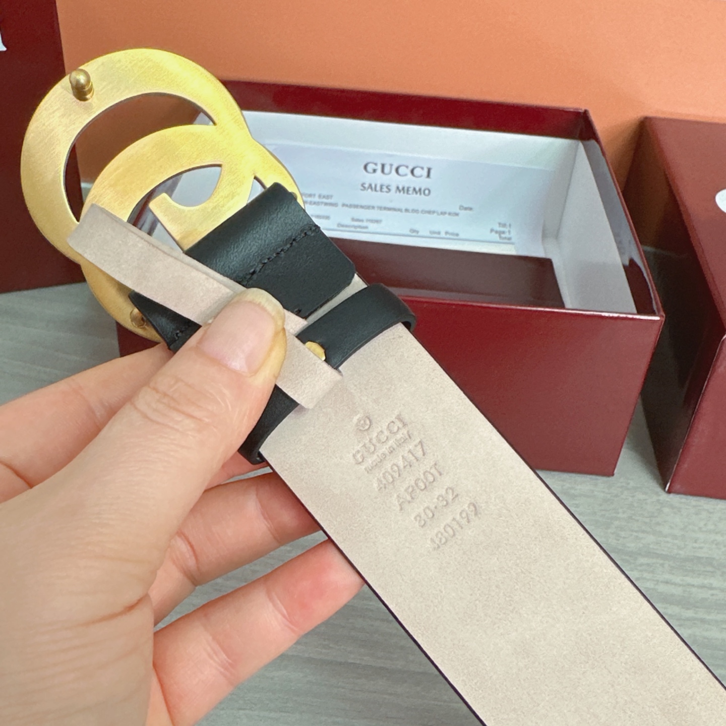 💥💥💥4.0cm古奇腰带，平纹磨砂底双面头层牛皮，长度：75.80.85.90.95.100.105.1