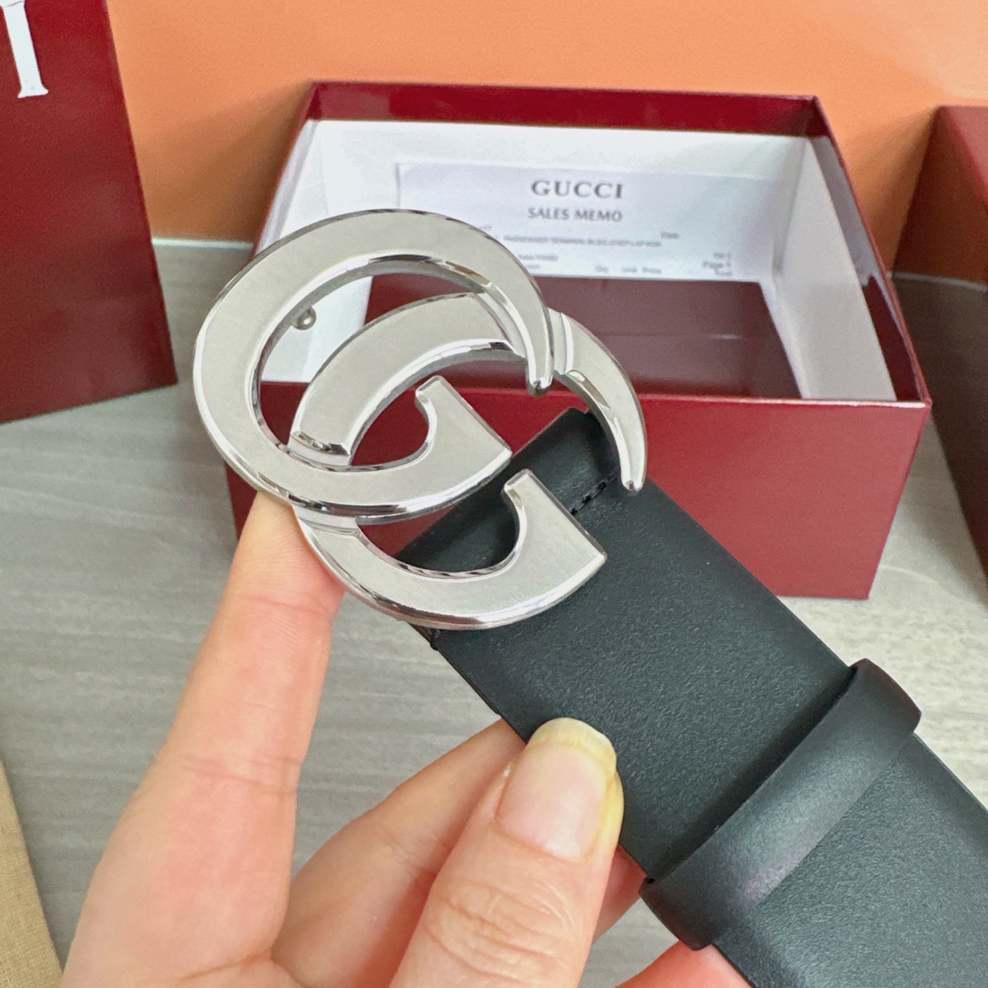 💥💥💥4.0cm古奇腰带，平纹磨砂底双面头层牛皮，长度：75.80.85.90.95.100.105.1