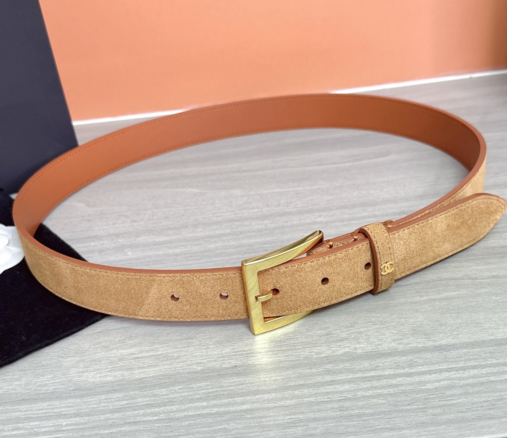 💥💥💥3.0cm香奈儿腰带，磨砂皮双面头层牛皮，长度：75.80.85.90.95.100.105.11