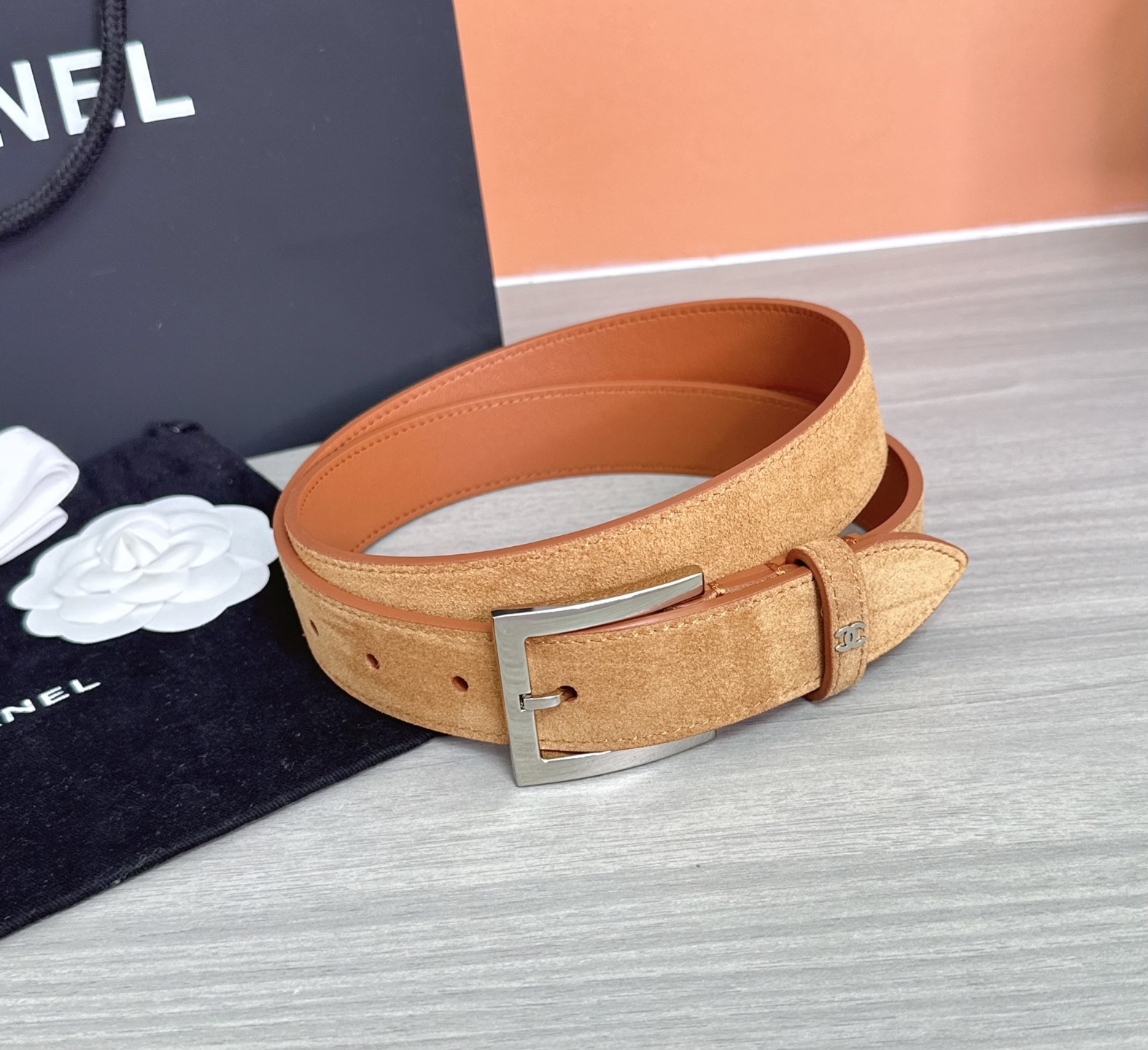 💥💥💥3.0cm香奈儿腰带，磨砂皮双面头层牛皮，长度：75.80.85.90.95.100.105.11