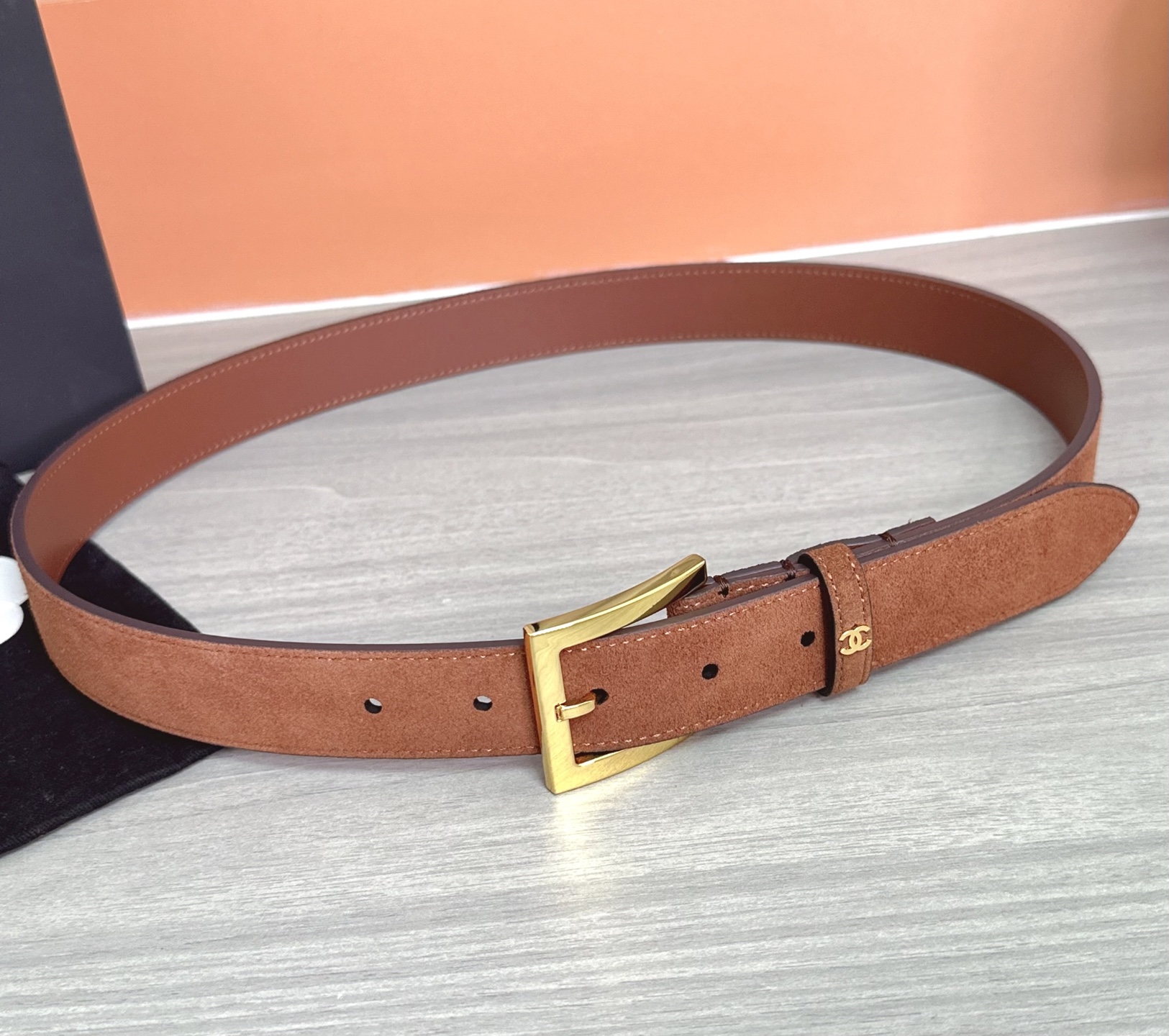 💥💥💥3.0cm香奈儿腰带，磨砂皮双面头层牛皮，长度：75.80.85.90.95.100.105.11