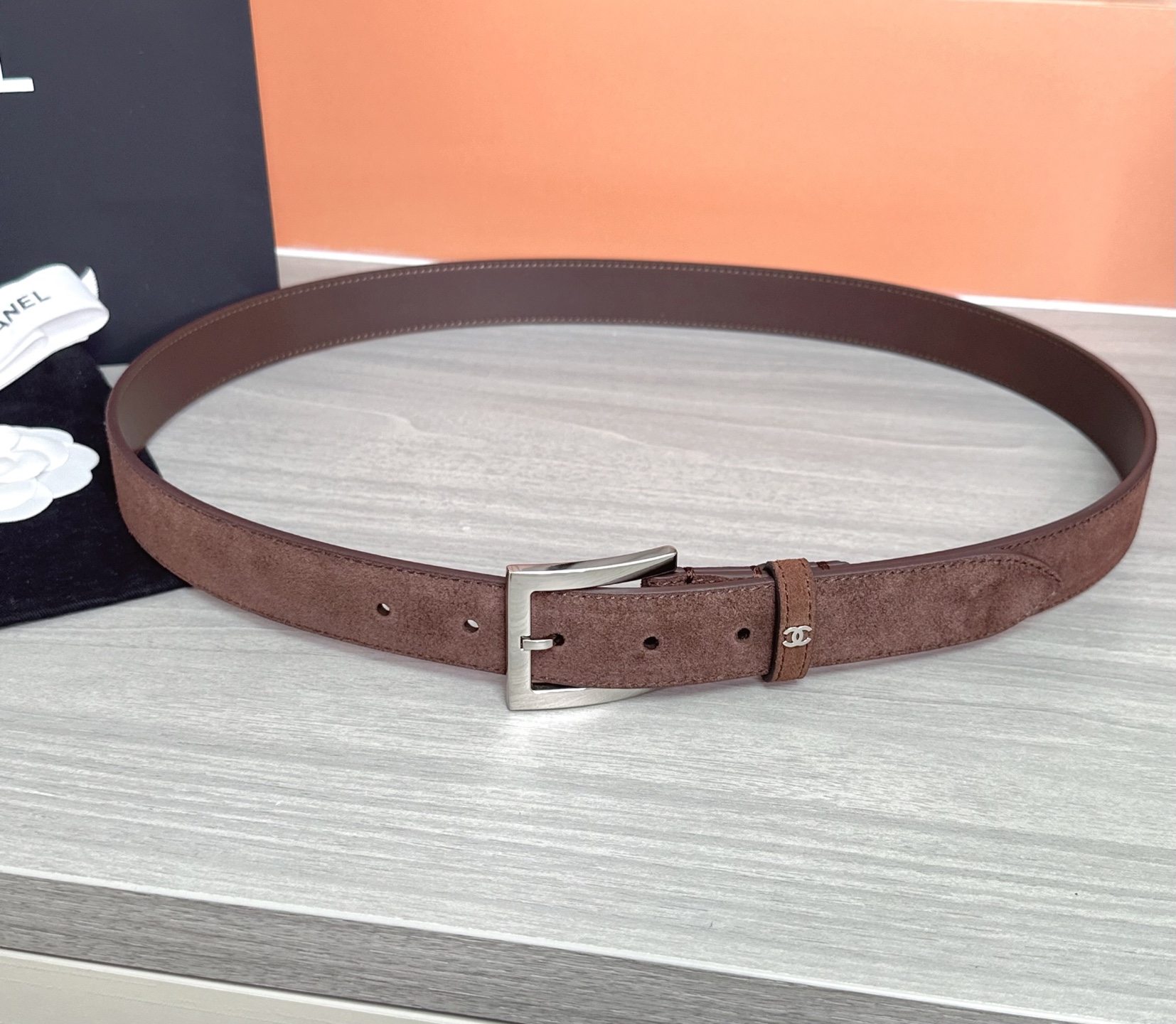 💥💥💥3.0cm香奈儿腰带，磨砂皮双面头层牛皮，长度：75.80.85.90.95.100.105.11