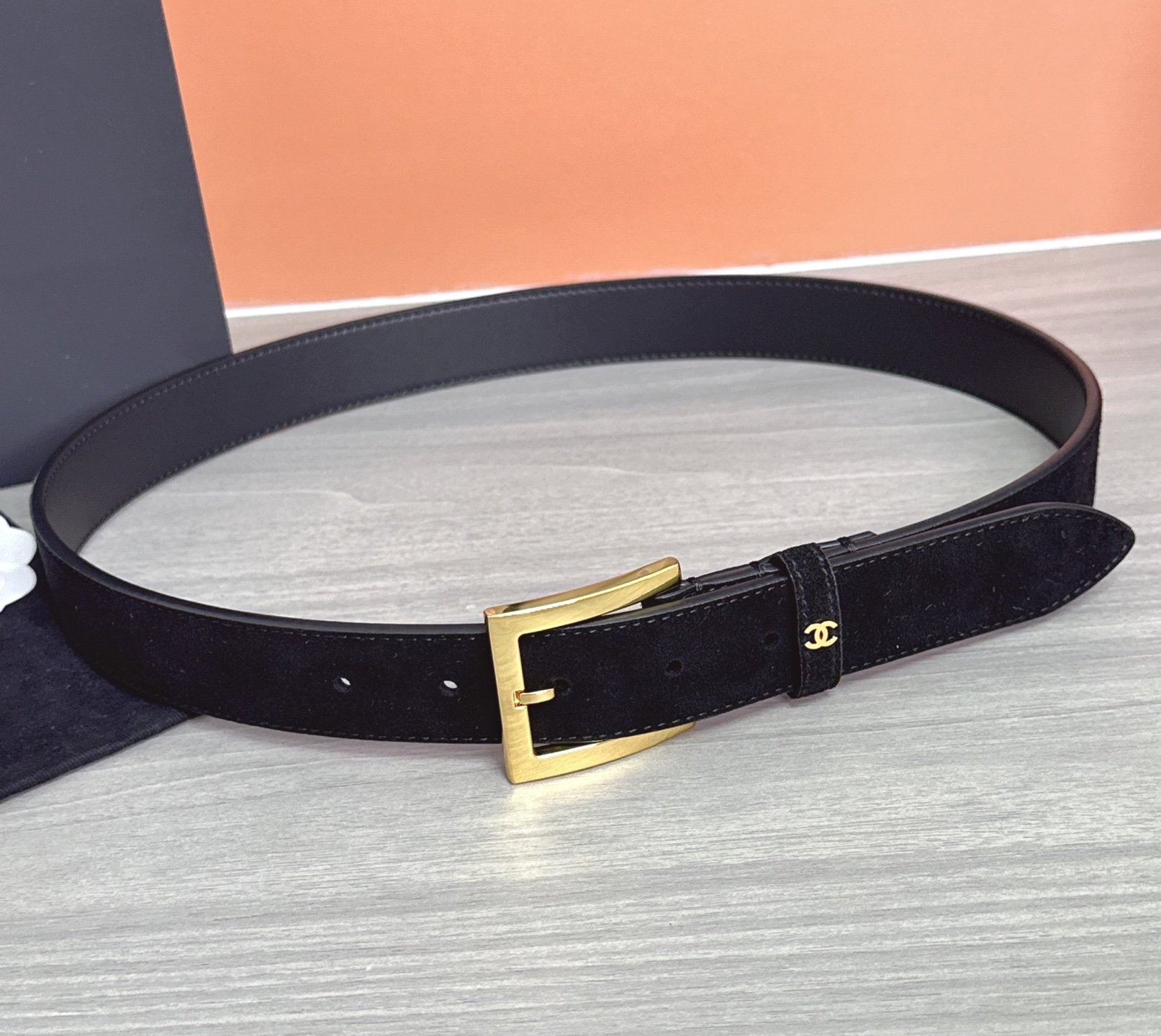 💥💥💥3.0cm香奈儿腰带，磨砂皮双面头层牛皮，长度：75.80.85.90.95.100.105.11