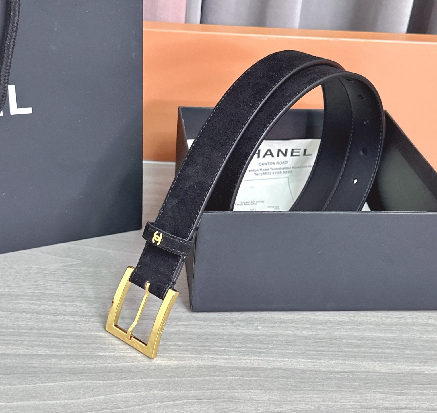 💥💥💥3.0cm香奈儿腰带，磨砂皮双面头层牛皮，长度：75.80.85.90.95.100.105.11