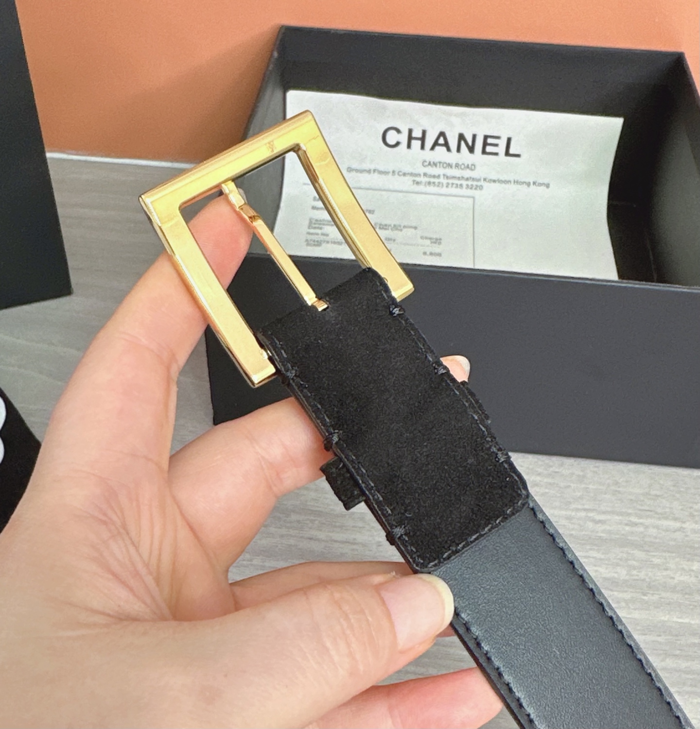 💥💥💥3.0cm香奈儿腰带，磨砂皮双面头层牛皮，长度：75.80.85.90.95.100.105.11