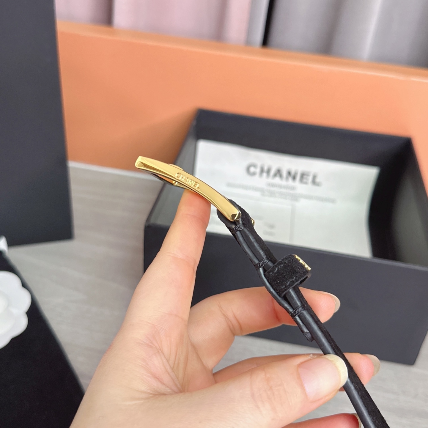 💥💥💥3.0cm香奈儿腰带，磨砂皮双面头层牛皮，长度：75.80.85.90.95.100.105.11