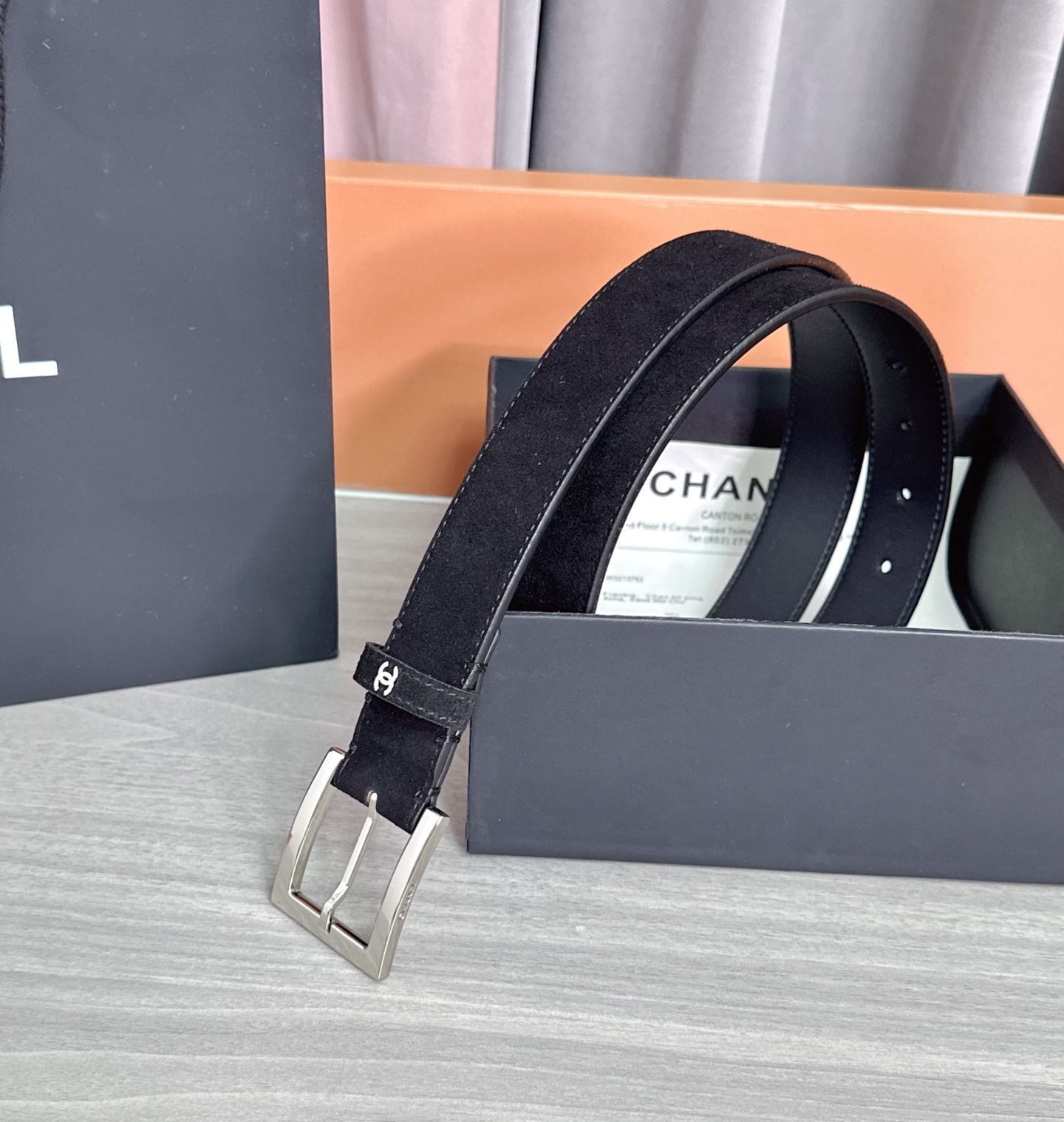 💥💥💥3.0cm香奈儿腰带，磨砂皮双面头层牛皮，长度：75.80.85.90.95.100.105.11