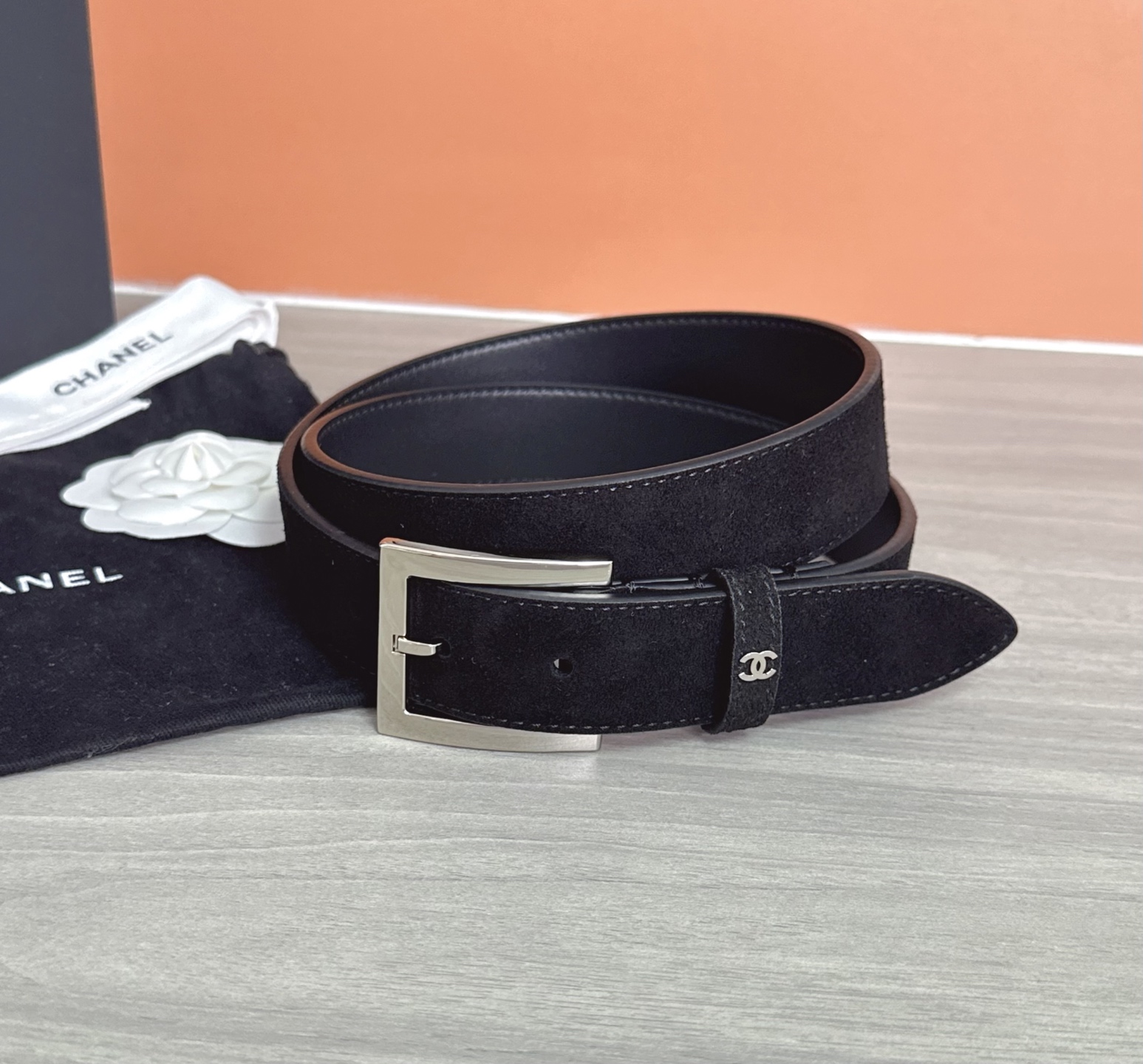 💥💥💥3.0cm香奈儿腰带，磨砂皮双面头层牛皮，长度：75.80.85.90.95.100.105.11