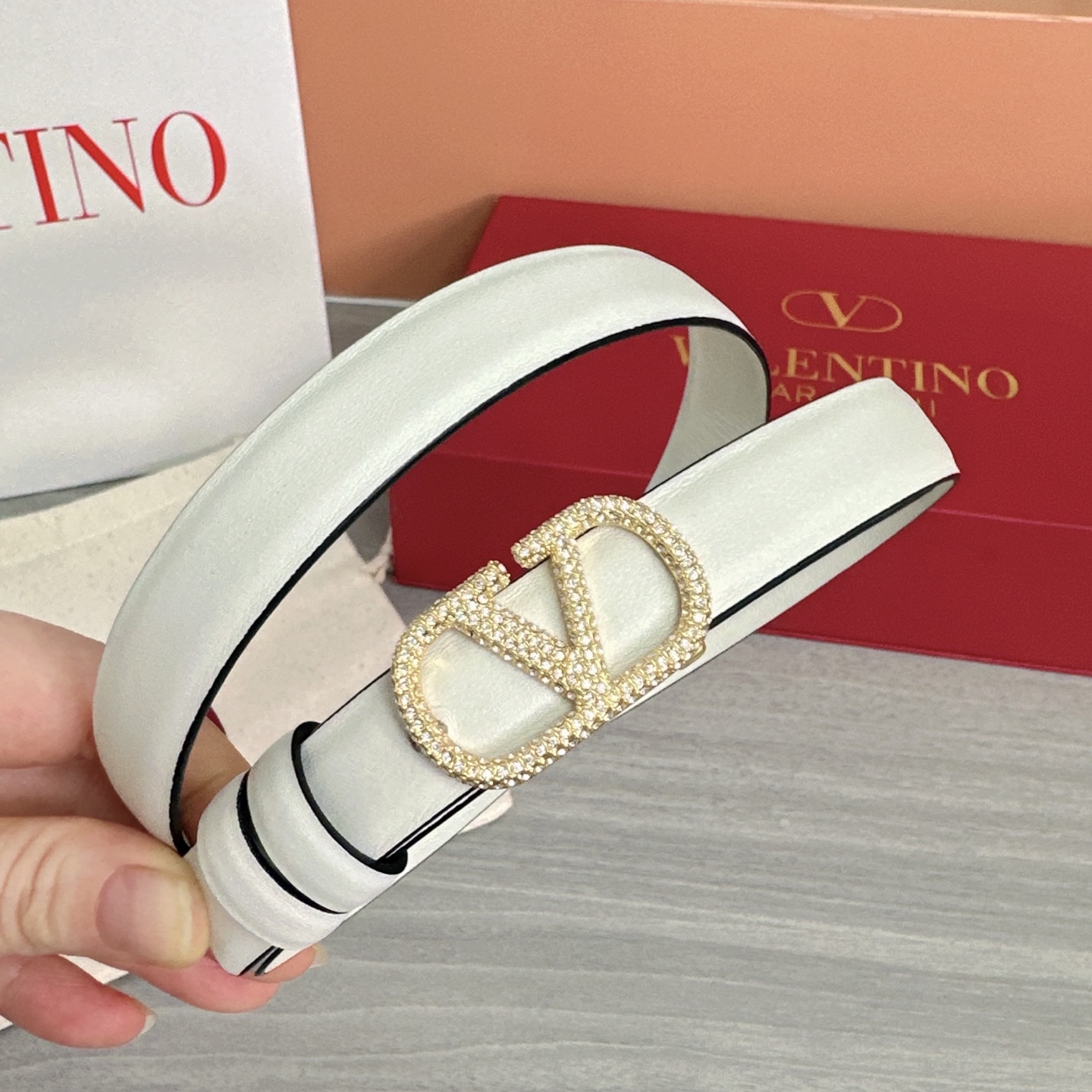 💥💥💥2.0cm华伦天奴腰带，双面头层牛皮，长度：75.80.85.90.95.100欧，铜五金扣原版开