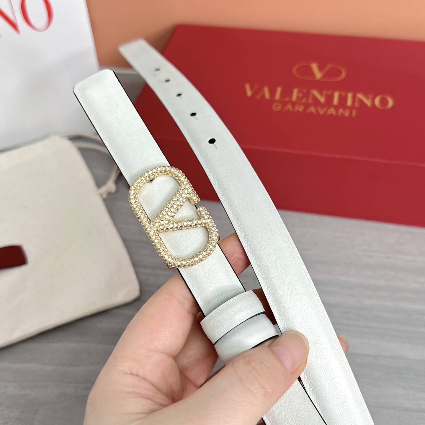 💥💥💥2.0cm华伦天奴腰带，双面头层牛皮，长度：75.80.85.90.95.100欧，铜五金扣原版开