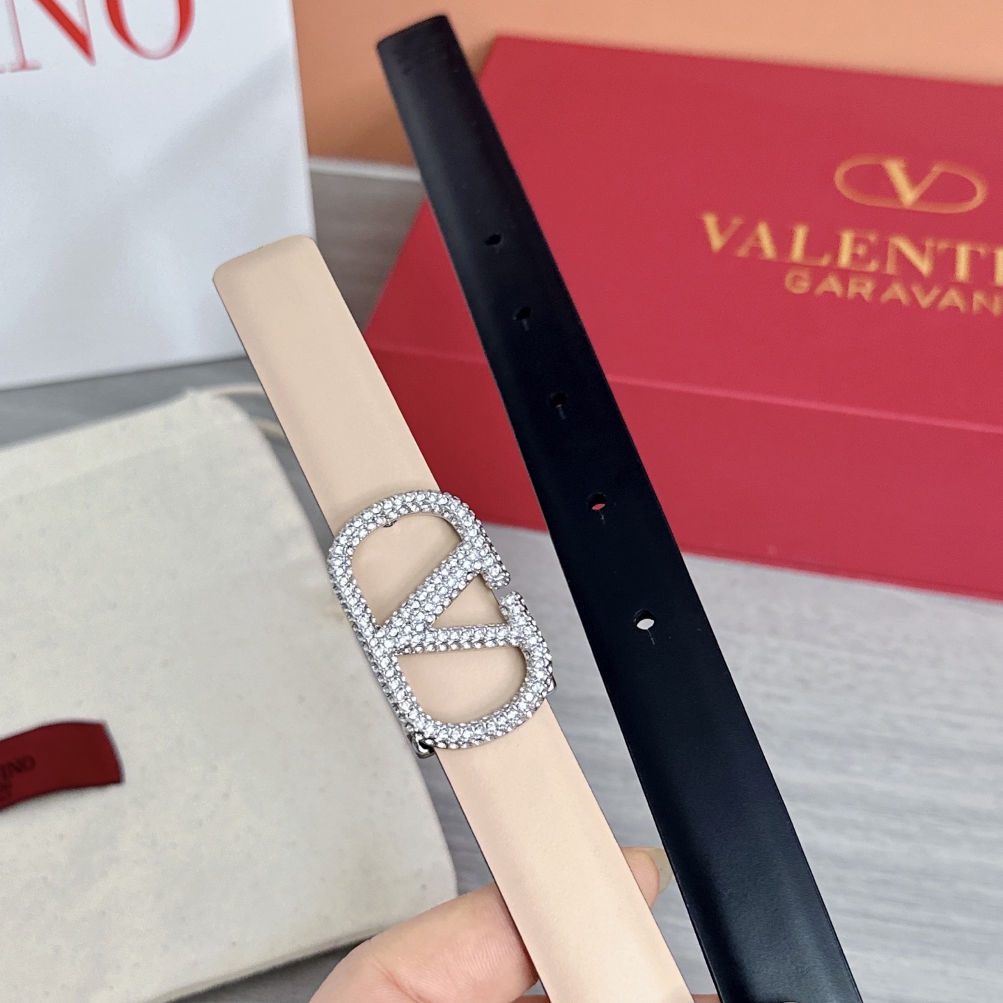 💥💥💥2.0cm华伦天奴腰带，双面头层牛皮，长度：75.80.85.90.95.100欧，铜五金扣原版开