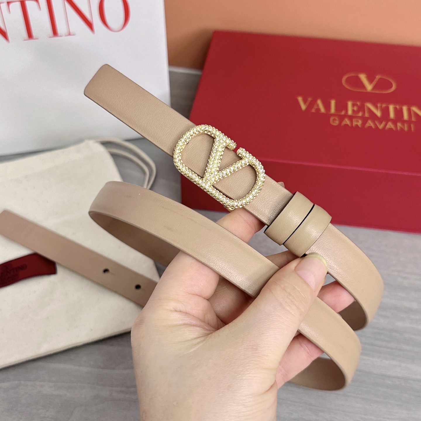 💥💥💥2.0cm华伦天奴腰带，双面头层牛皮，长度：75.80.85.90.95.100欧，铜五金扣原版开