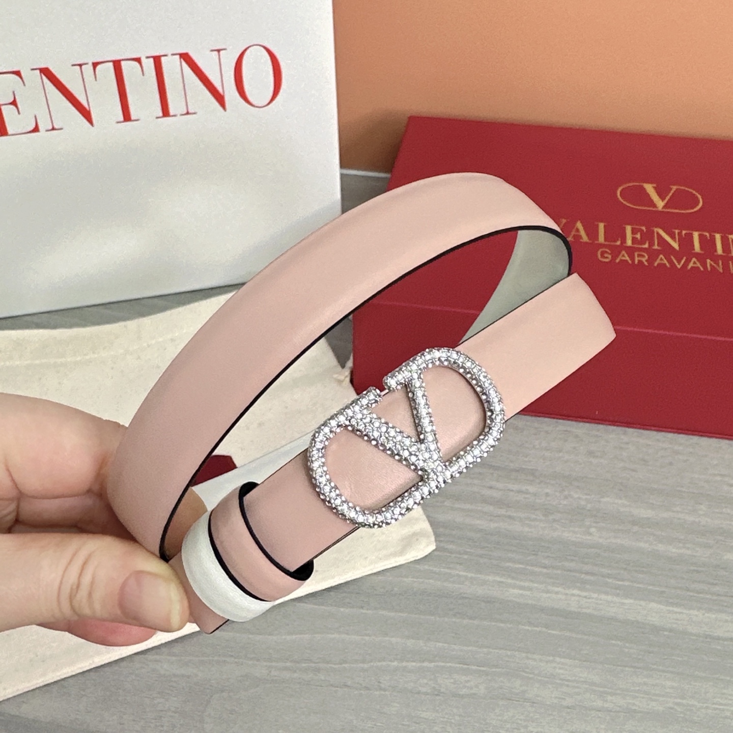 💥💥💥2.0cm华伦天奴腰带，双面头层牛皮，长度：75.80.85.90.95.100欧，铜五金扣原版开